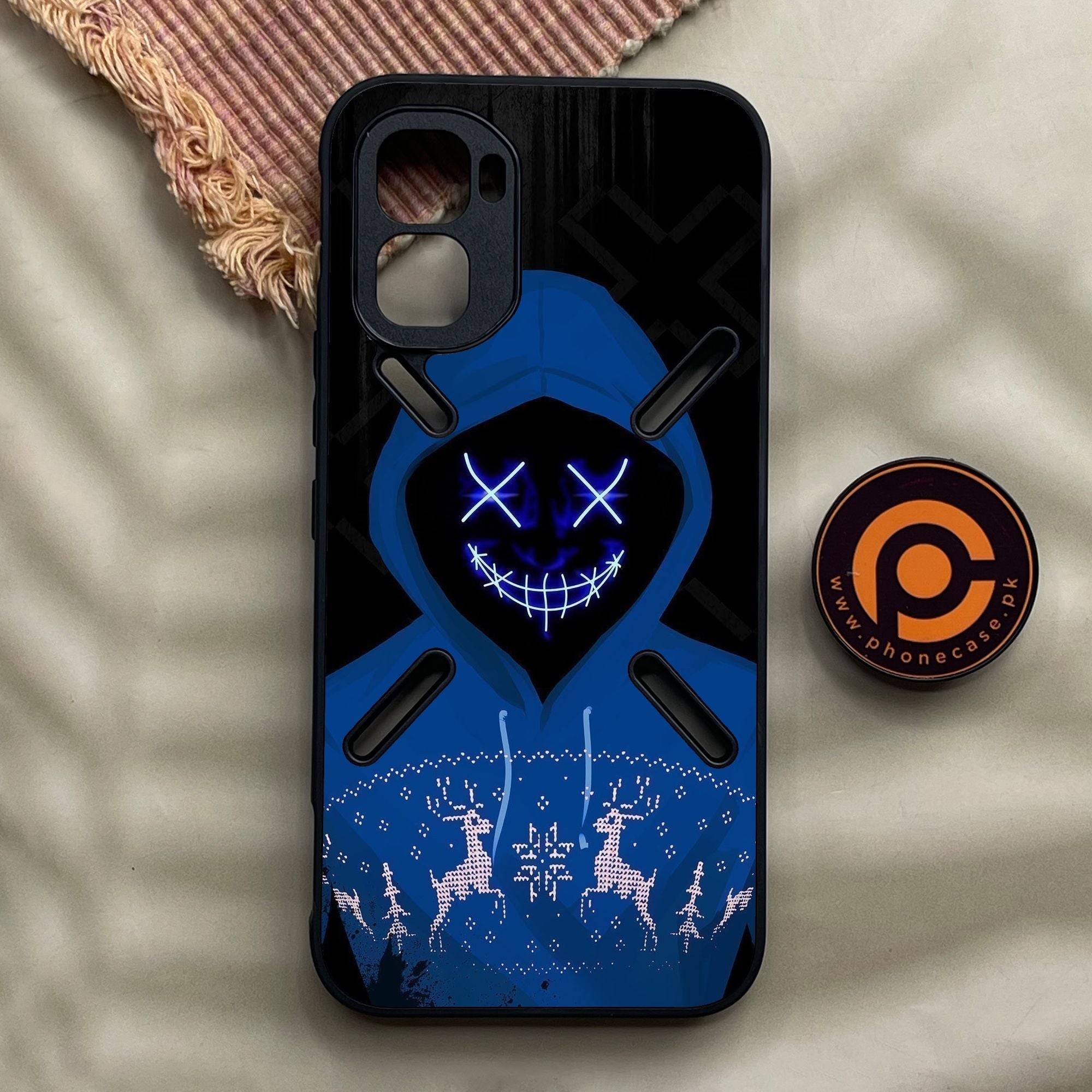 Infinix GT 50 Pro - Anonymous 2.0 Design 9 - Premium Metal Printed Soft Bumper Shock Proof Case