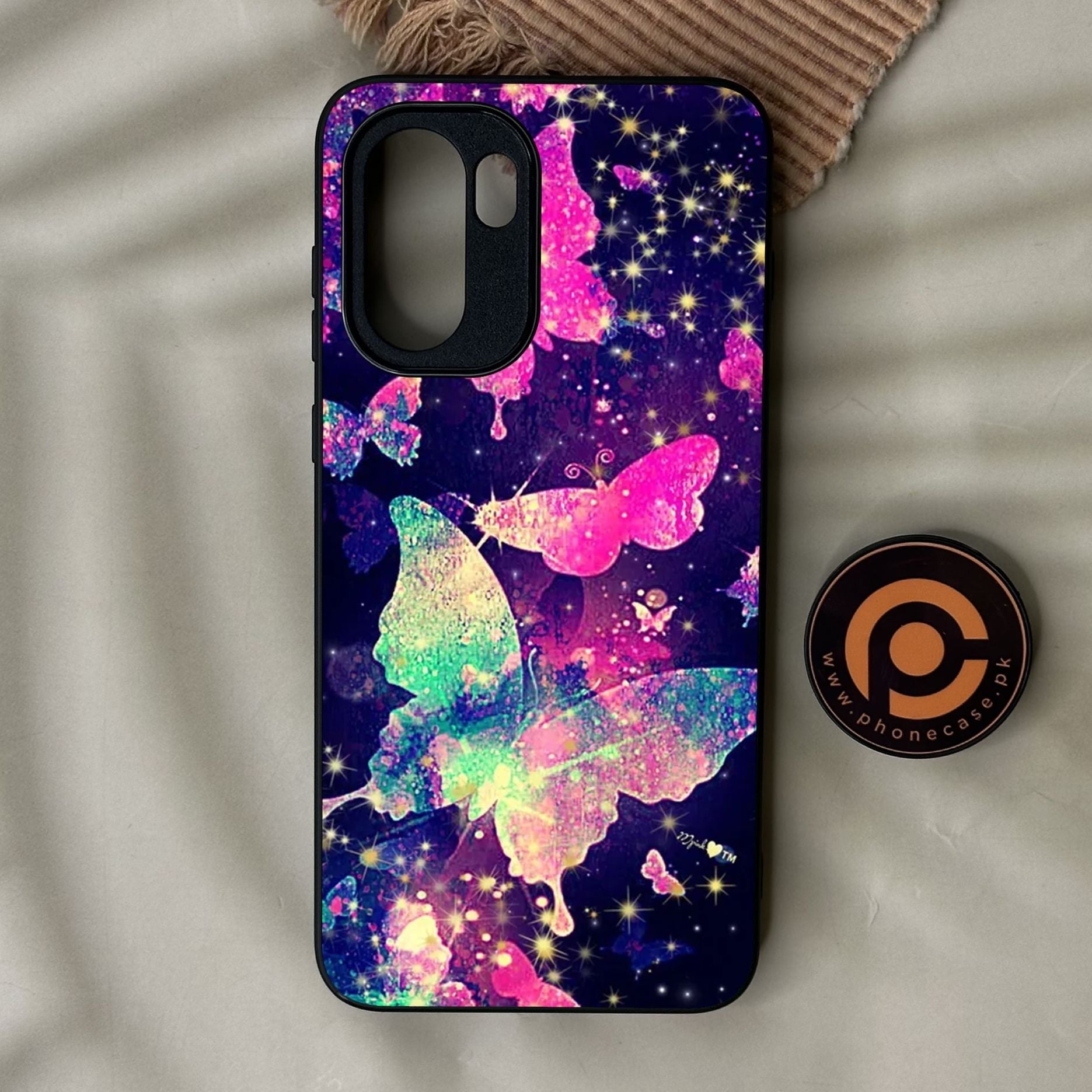 OnePlus Ace 6 - Butterflies Design 9 - Premium Metal Printed Soft Bumper Shock Proof Case