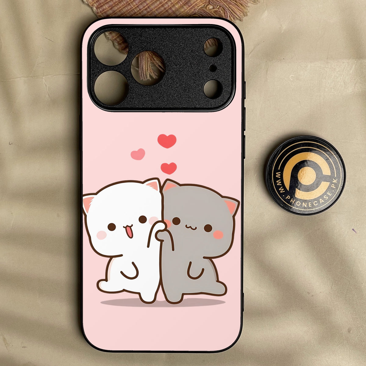 Iphone 18 Pro - Cute Bubu Dudu Design 6 - Premium Metal Printed Soft Bumper Shock Proof Case