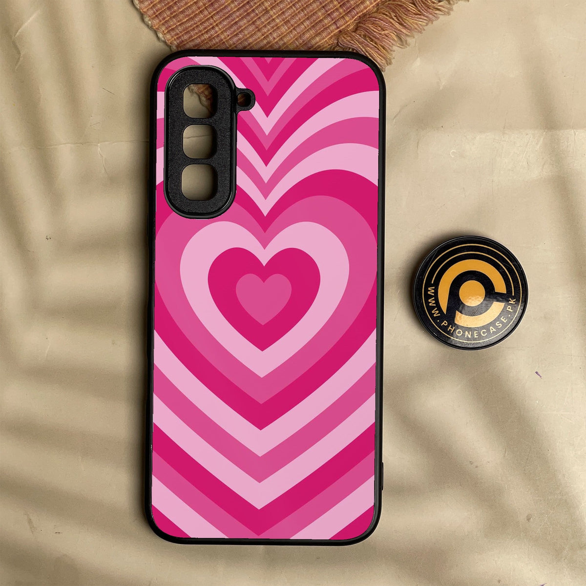 Infinix Hot 70 - Heartbeat Design 6 - Premium Metal Printed Soft Bumper Shock Proof Case