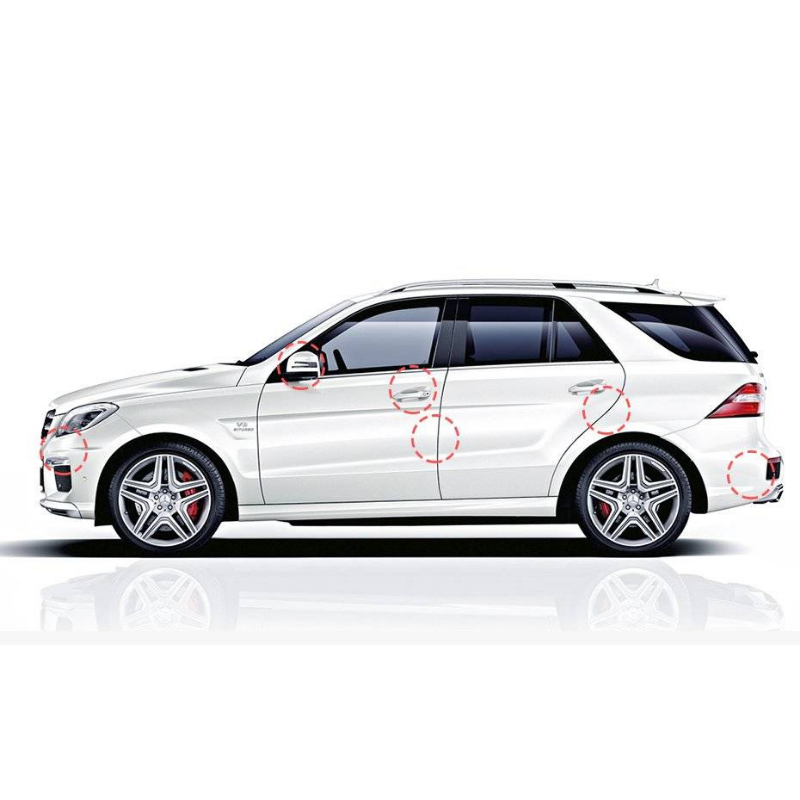 Baseus Airbag Bumper Strip for car door 4 pcs Transparent (CRFZT-A02)