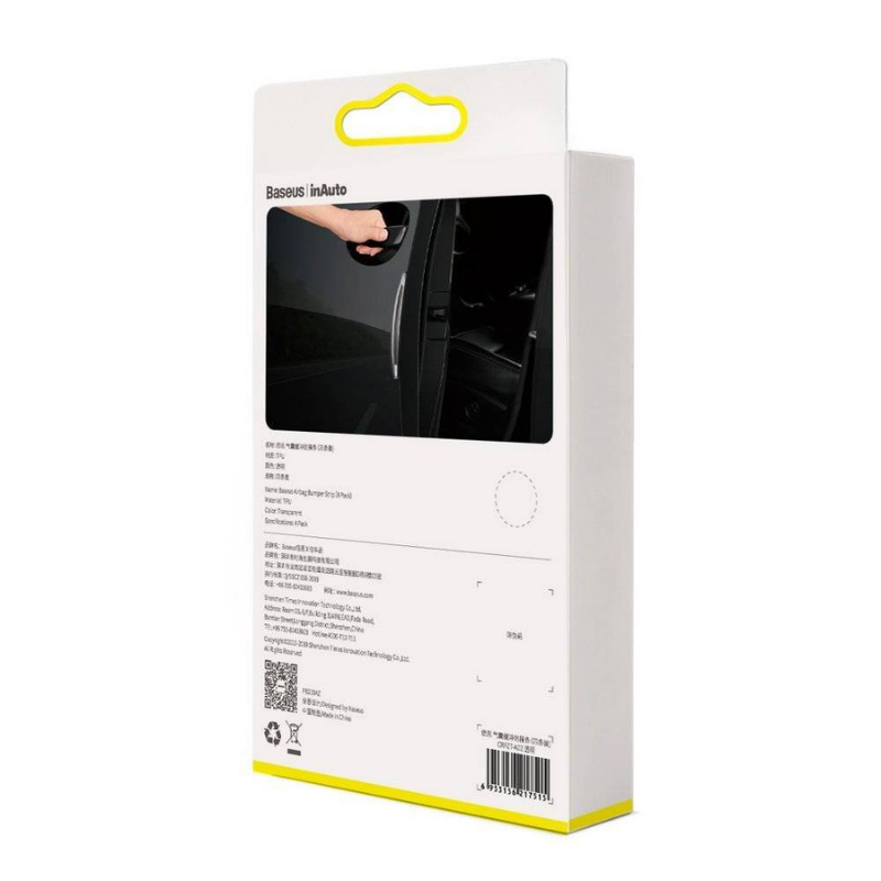 Baseus Airbag Bumper Strip for car door 4 pcs Transparent (CRFZT-A02)