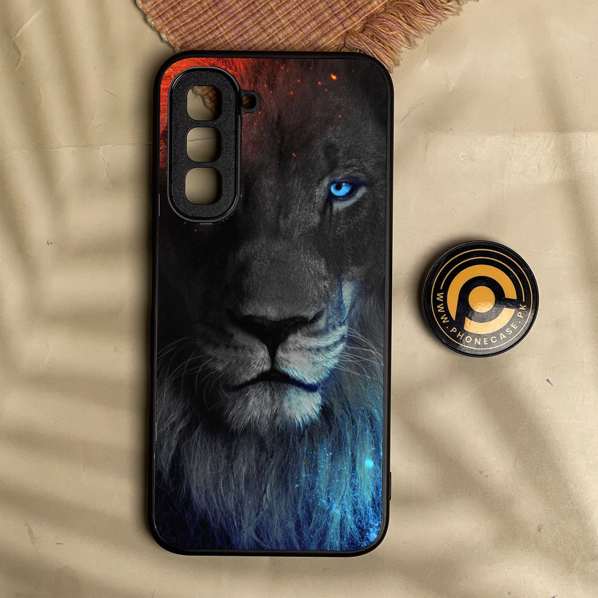 Infinix Hot 70 - Tiger Design 4 - Premium Metal Printed Soft Bumper Shock Proof Case