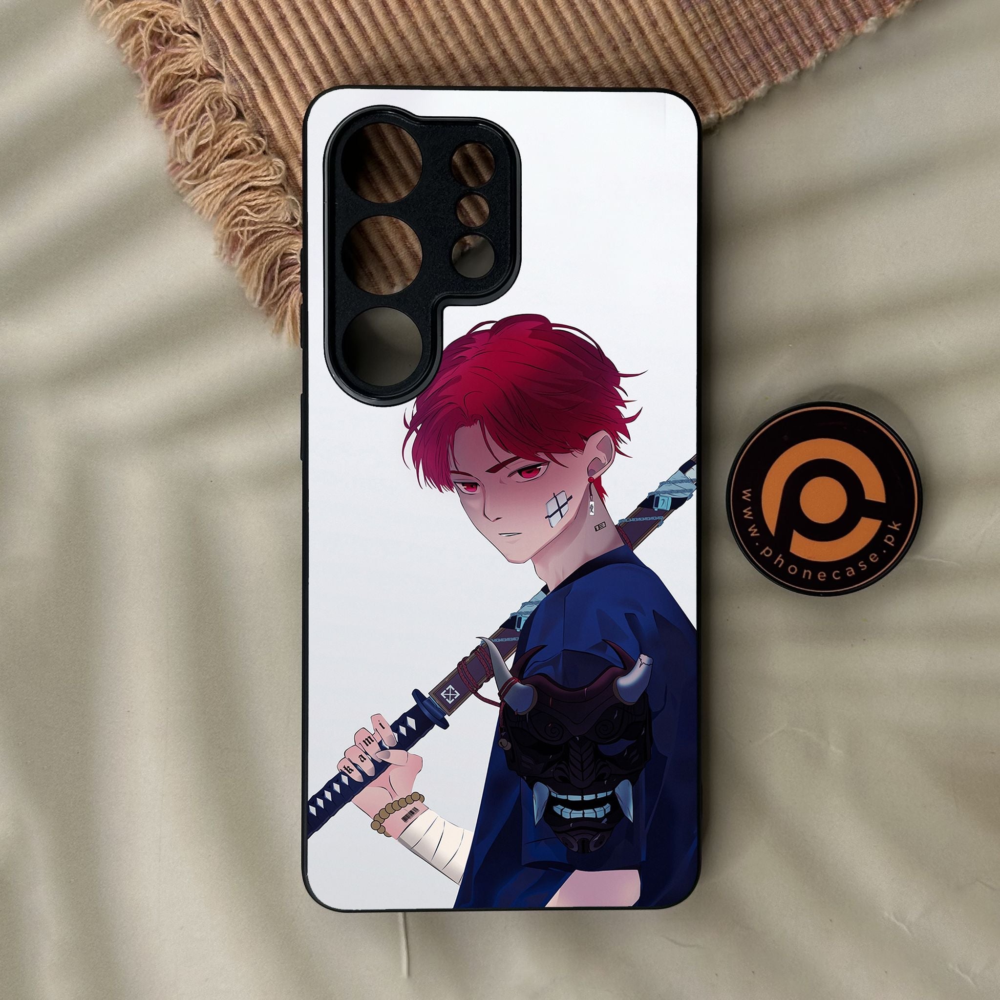 Galaxy S26 Ultra - Anime Series Design 8 - Premium Metal Printed Soft Bumper Shock Proof Case