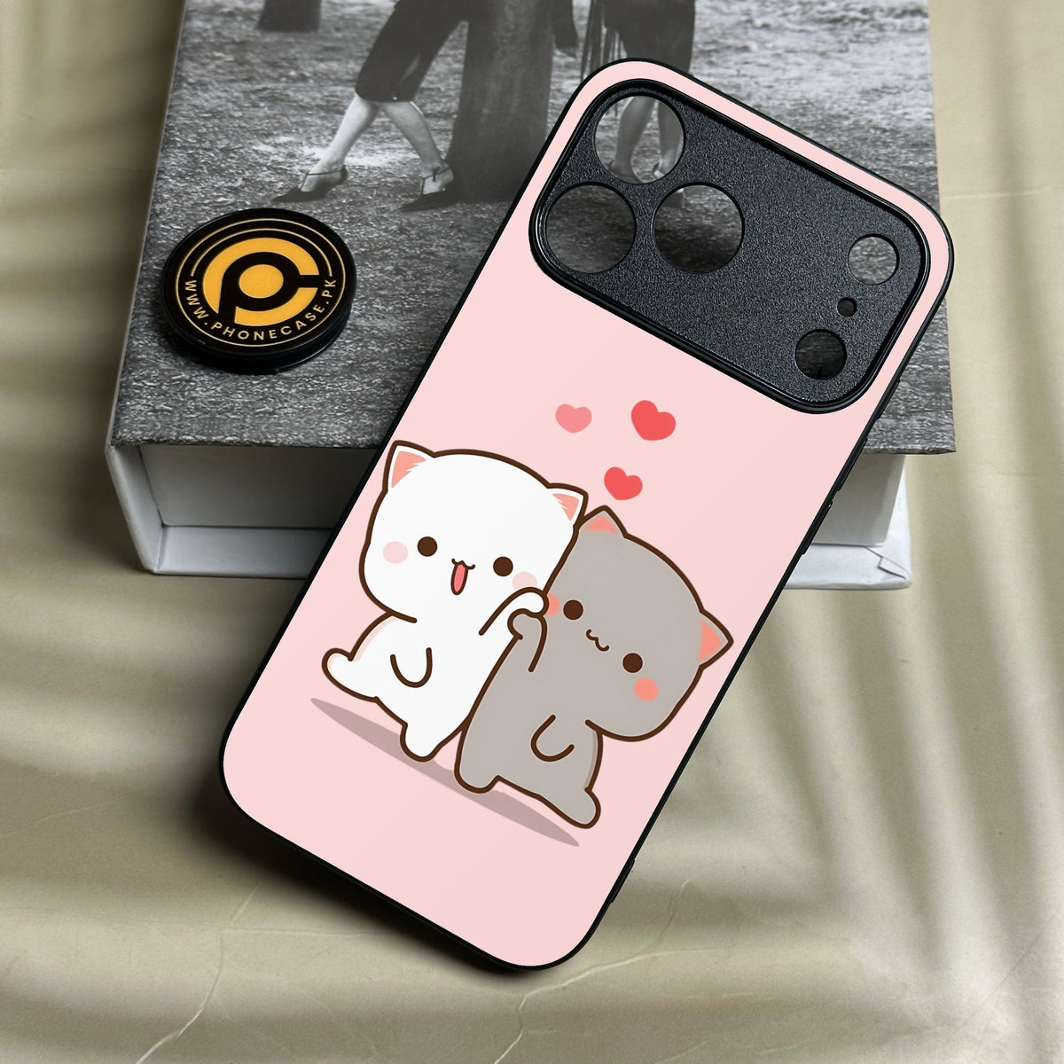 Iphone 18 Pro - Cute Bubu Dudu Design 6 - Premium Metal Printed Soft Bumper Shock Proof Case