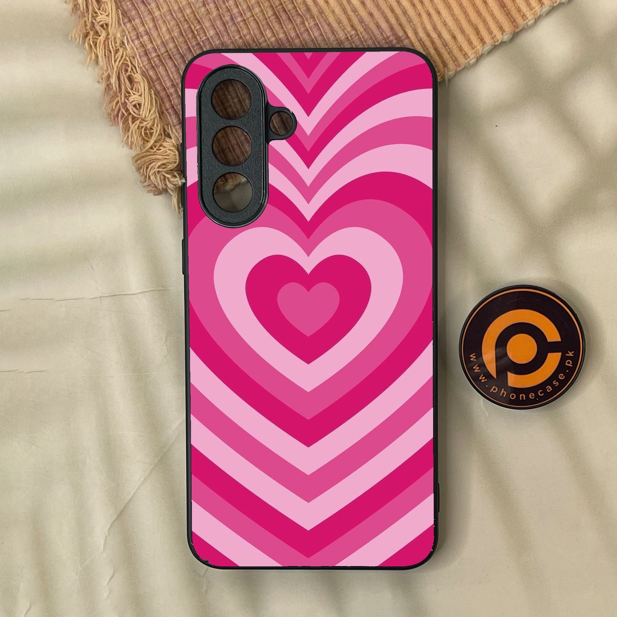 Samsung Galaxy A57 - Heartbeat Design 6 - Premium Metal Printed Soft Bumper Shock Proof Case