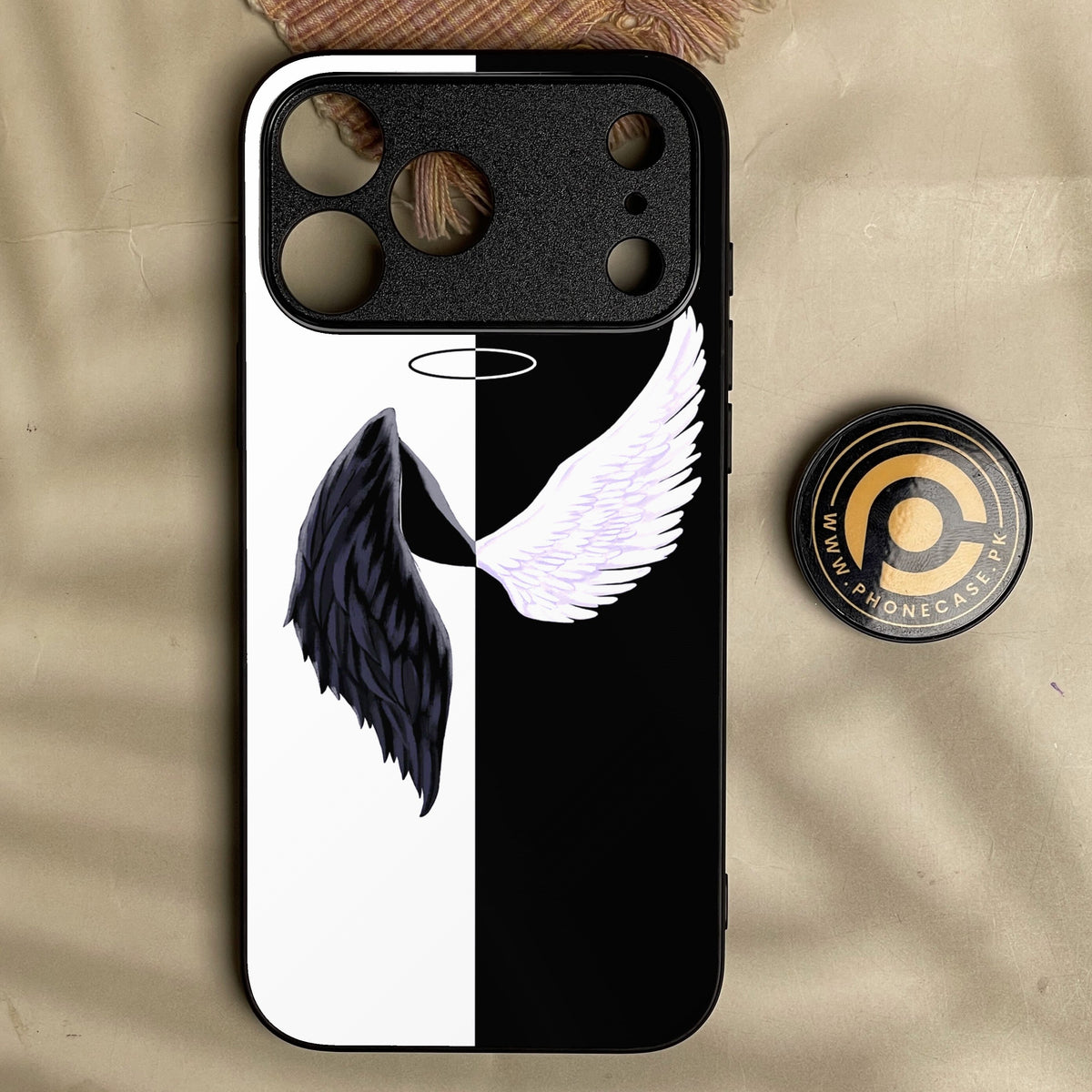 Iphone 18 Pro - Angel 2.0 Design 5 - Premium Metal Printed Soft Bumper Shock Proof Case