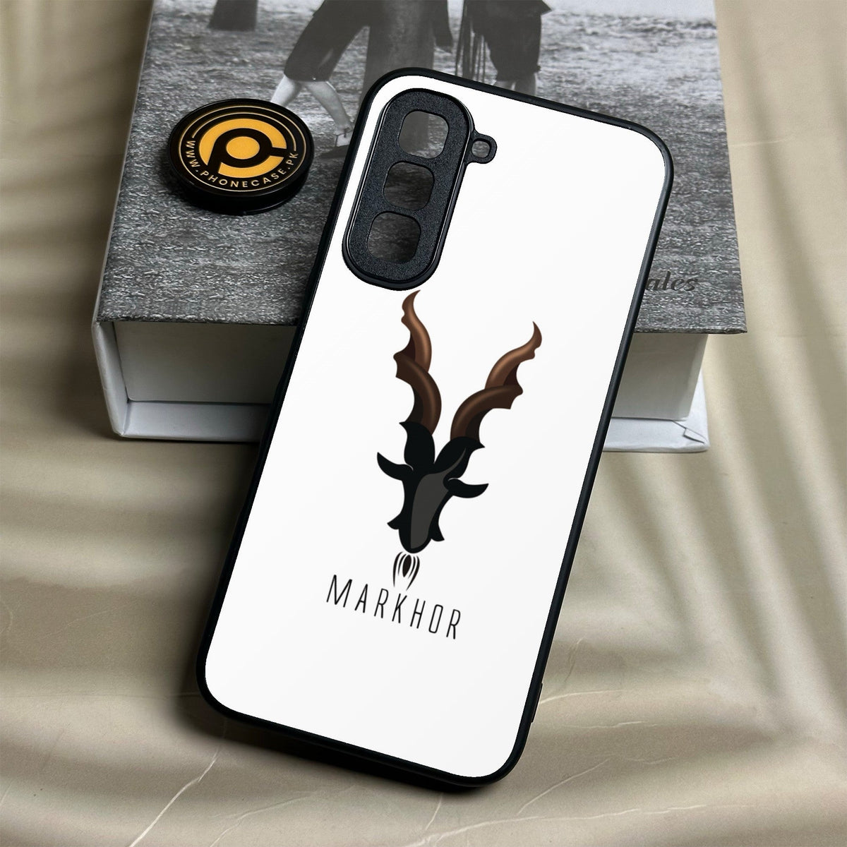 Infinix Hot 70 - Markhor Design 2 - Premium Metal Printed Soft Bumper Shock Proof Case
