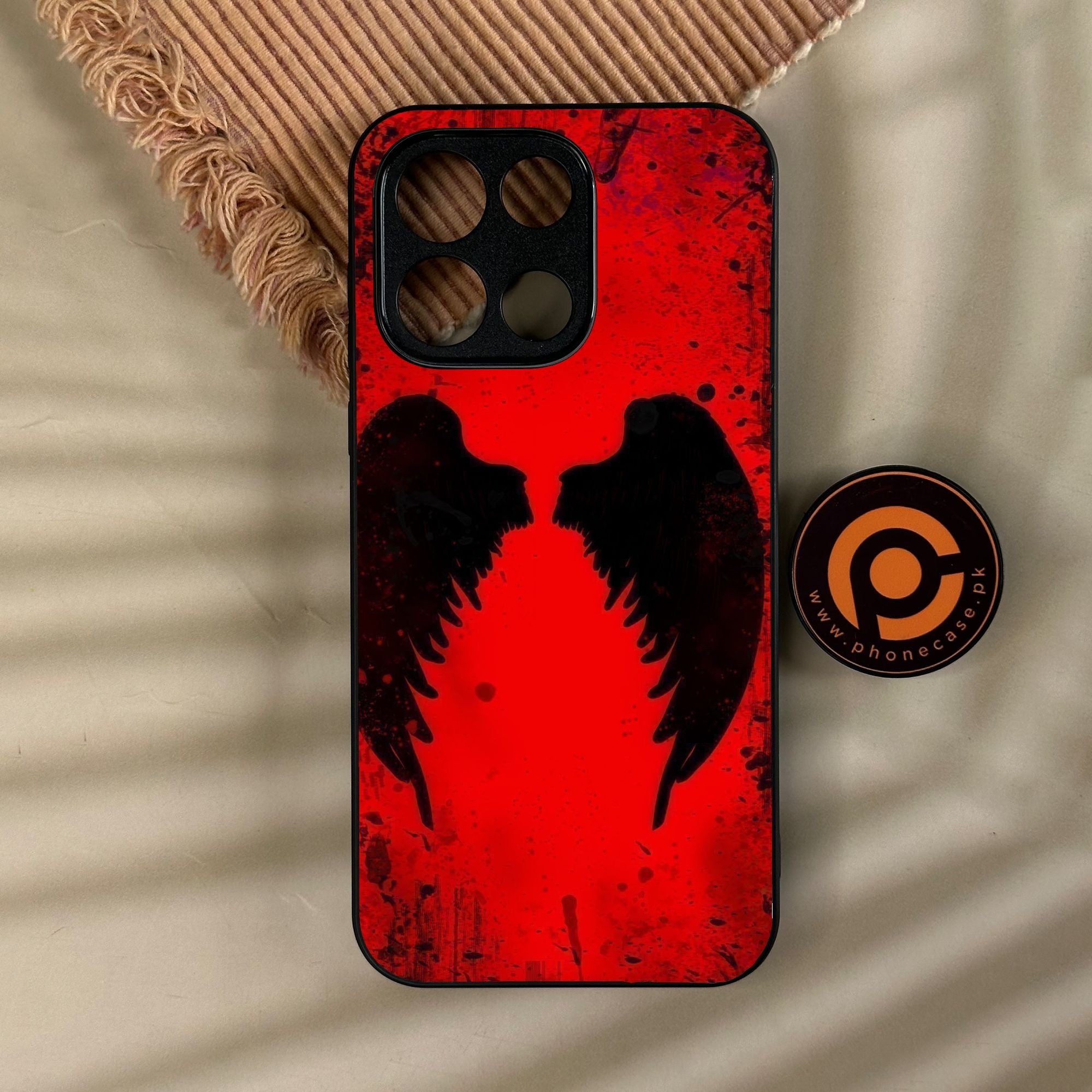 OnePlus Turbo 6 - Angel 2.0 Design 3 - Premium Metal Printed Soft Bumper Shock Proof Case