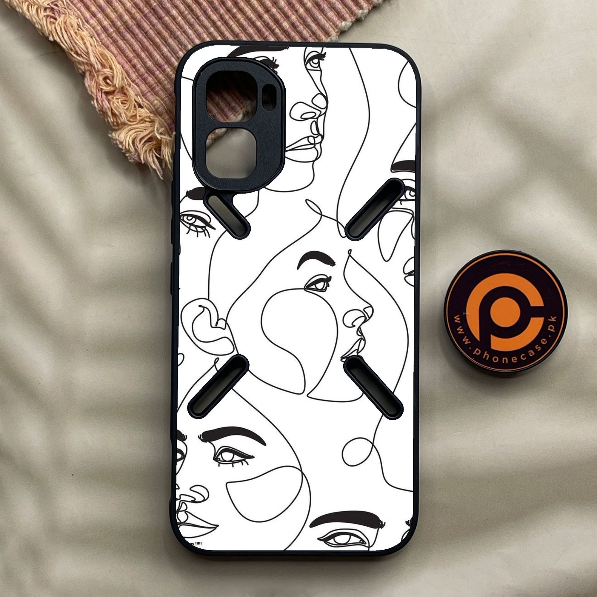 Infinix GT 50 Pro - Girls Design 7 - Premium Metal Printed Soft Bumper Shock Proof Case