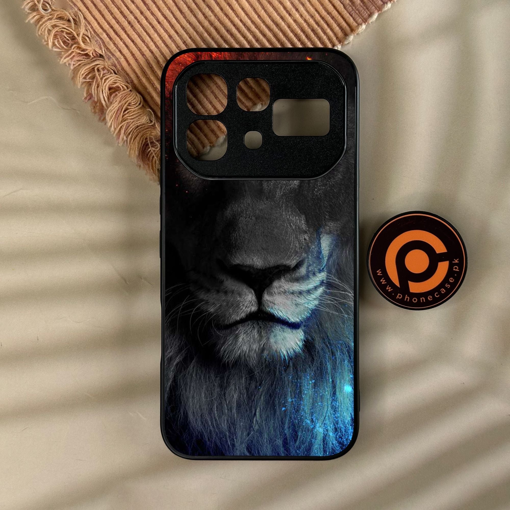 Infinix Note 60 Pro - Tiger Design 4 - Premium Metal Printed Soft Bumper Shock Proof Case