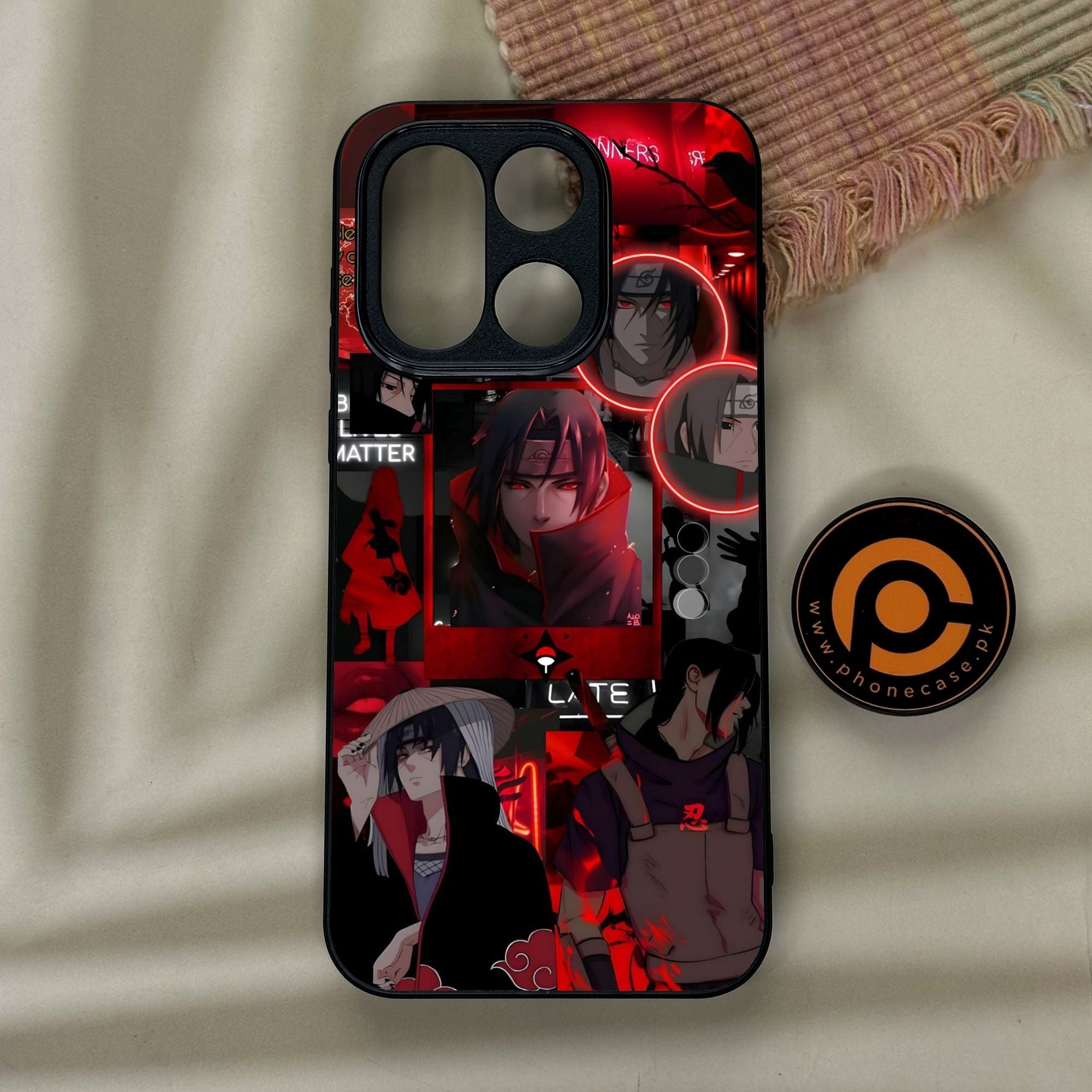 OnePlus 15 - Itachi Aesthetic - Premium Metal Printed Soft Bumper Shock Proof Case