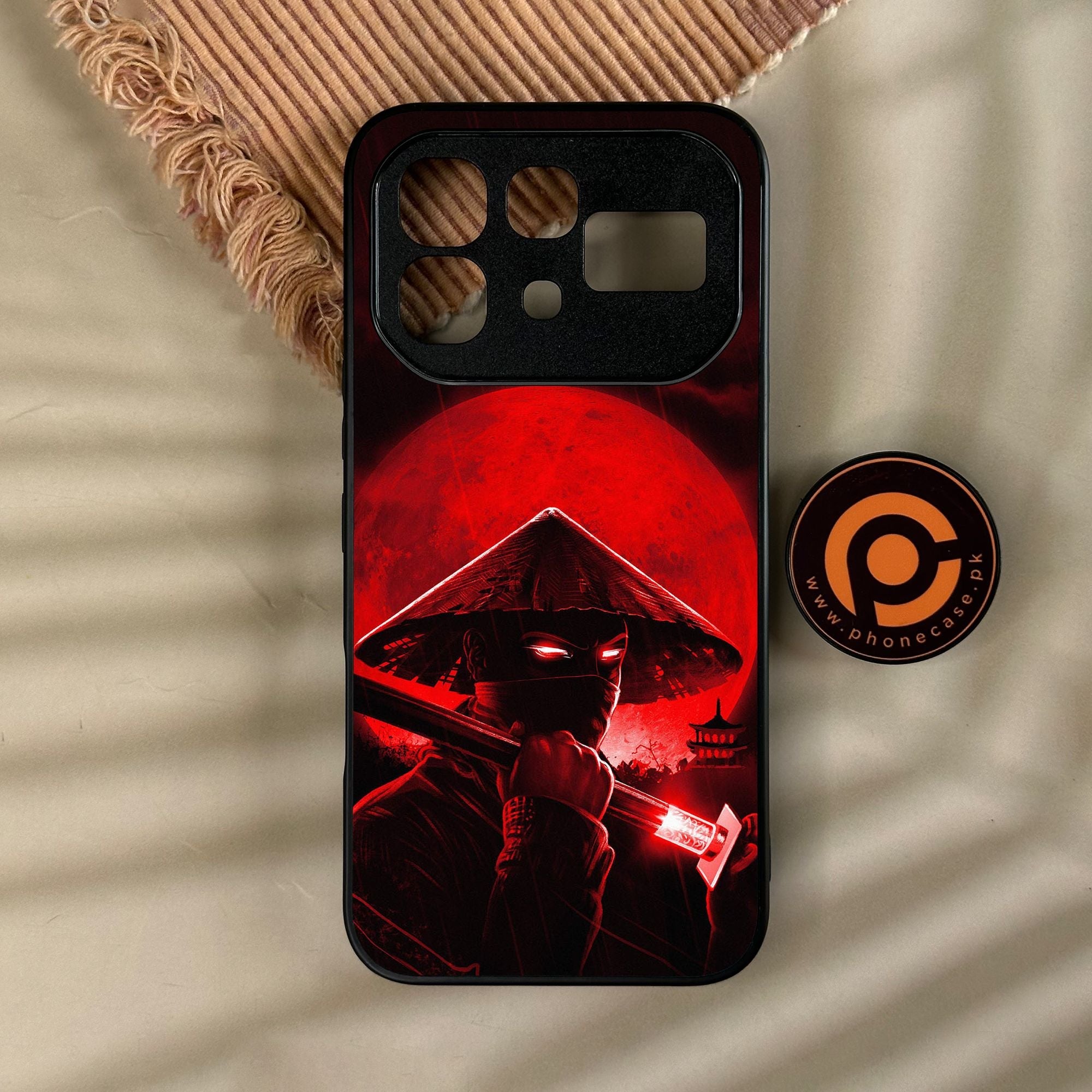 Infinix Note 60 Pro - Ninja Design 2 - Premium Metal Printed Soft Bumper Shock Proof Case