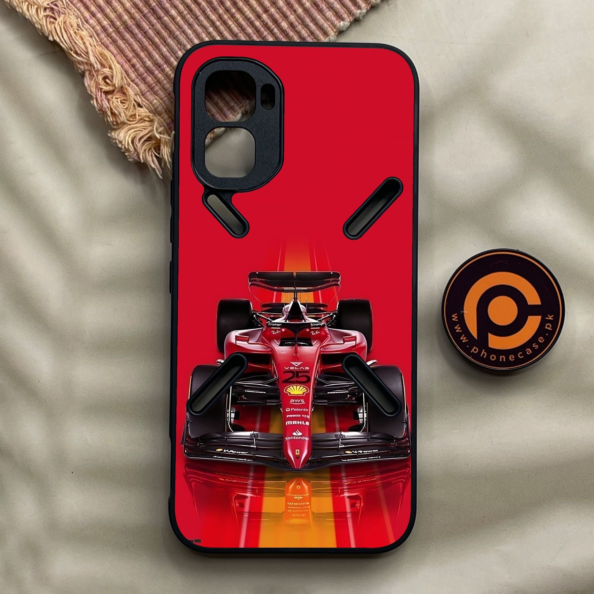 Infinix GT 50 Pro - Formula 1 Design - Premium Metal Printed Soft Bumper Shock Proof Case