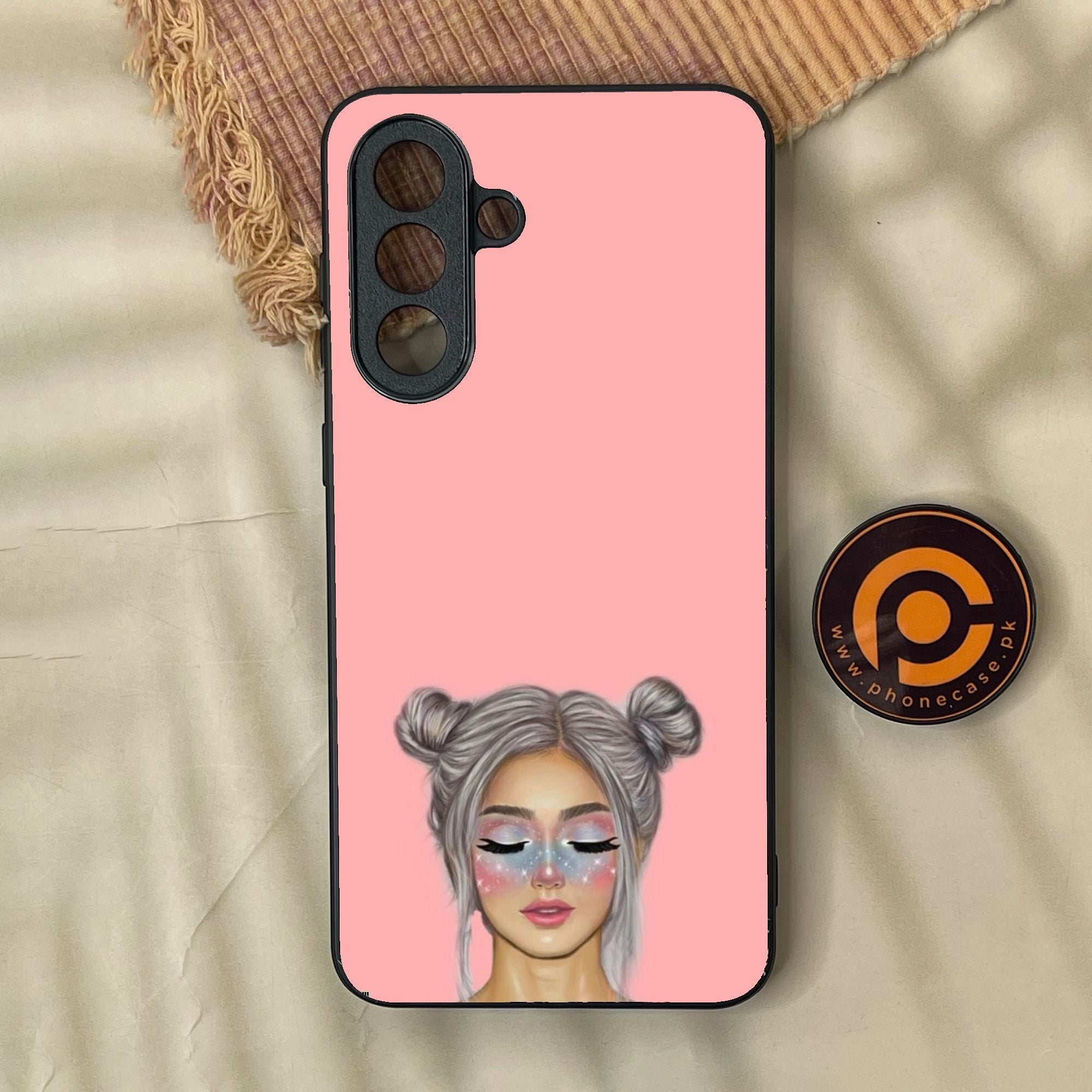 Samsung Galaxy A37 - Anime Girls Design 4 - Premium Metal Printed Soft Bumper Shock Proof Case