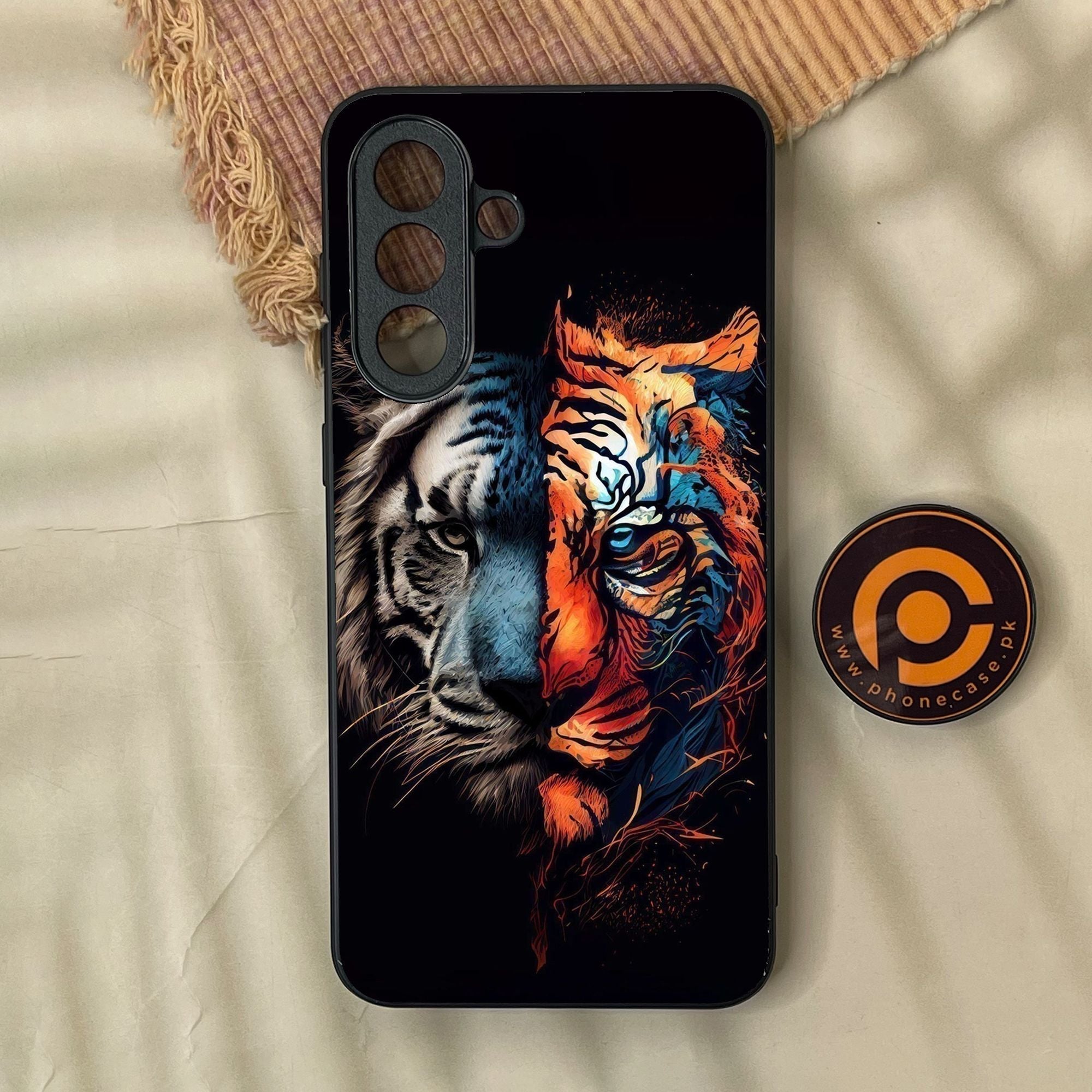 Samsung Galaxy A37 - Tiger 2.0 Design 1 - Premium Metal Printed Soft Bumper Shock Proof Case