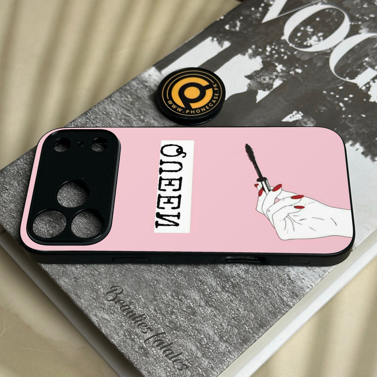Iphone 18 Pro - Anime Girls Design 1 - Premium Metal Printed Soft Bumper Shock Proof Case