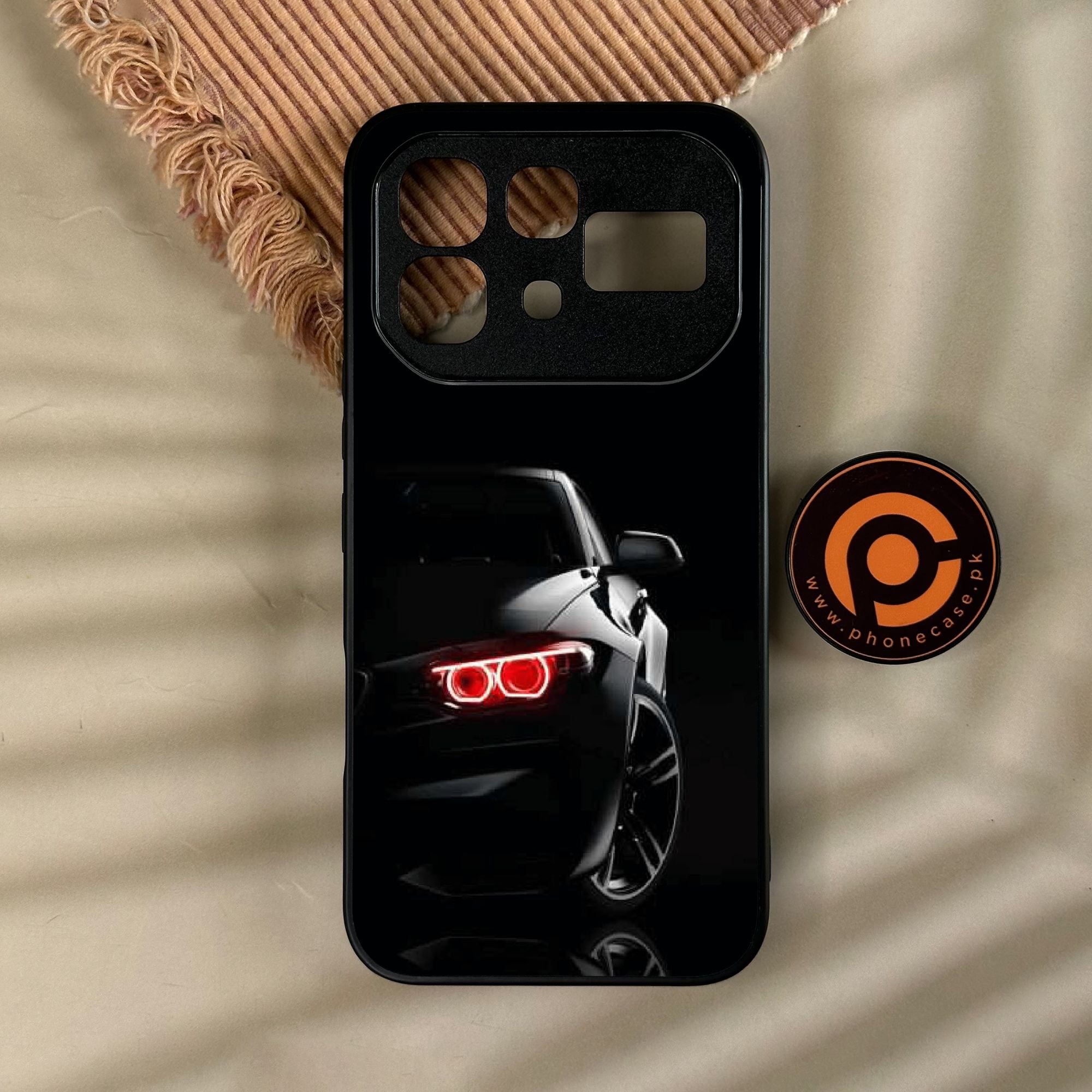 Infinix Note 60 - Black Art Design 6 - Premium Metal Printed Soft Bumper Shock Proof Case CS-45474