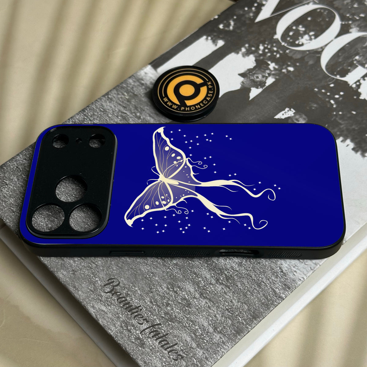 Iphone 18 Pro - Butterflies Design 1 - Premium Metal Printed Soft Bumper Shock Proof Case