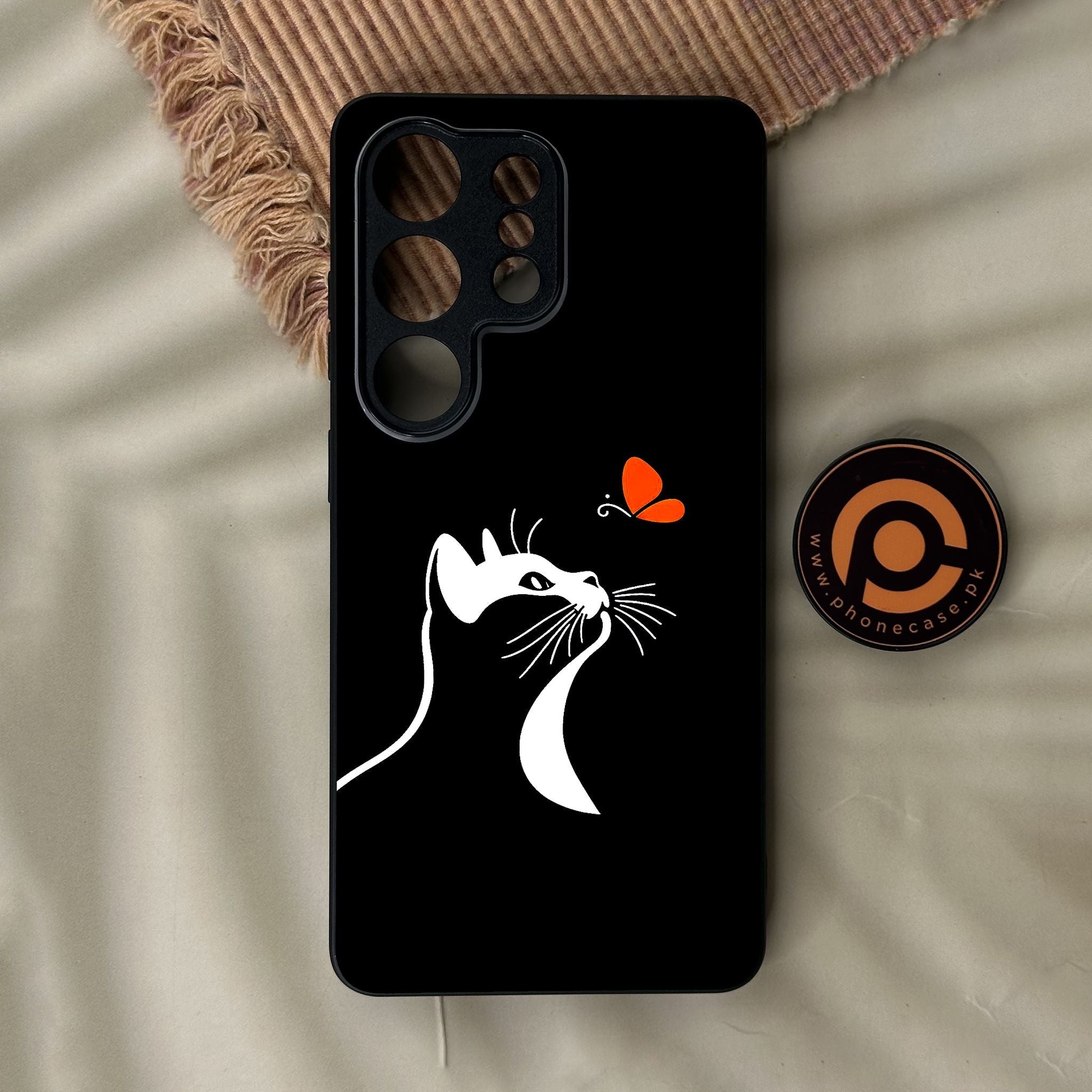 Galaxy S26 Ultra - Minimalistic Design 3 - Premium Metal Printed Soft Bumper Shock Proof Case