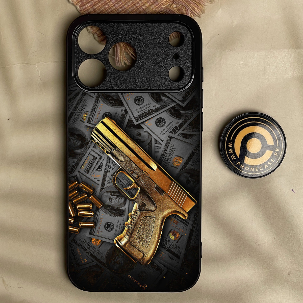 Iphone 18 Pro - Dollar Design 7 - Premium Metal Printed Soft Bumper Shock Proof Case