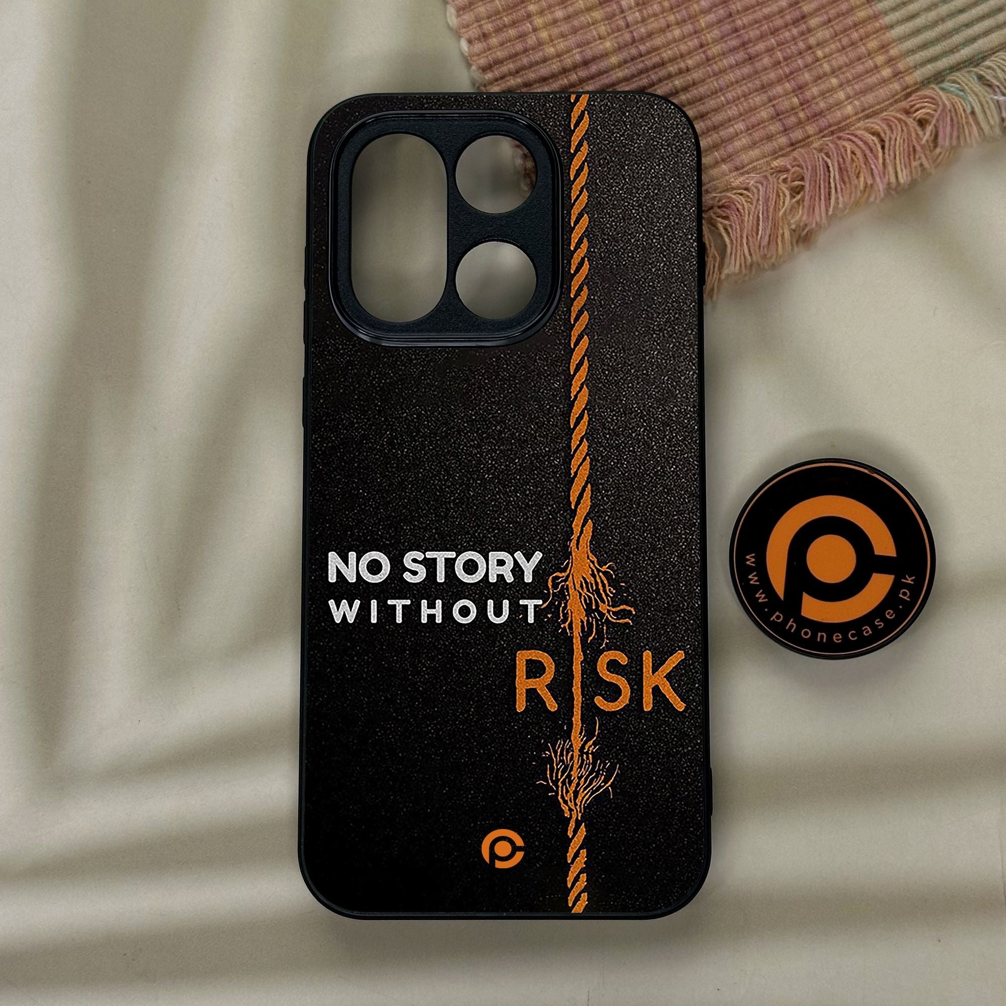 OnePlus 15 - The Risk Taker - Premium Metal Printed Soft Bumper Shock Proof Case