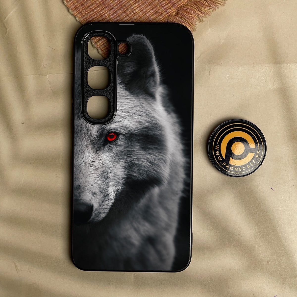 Infinix Hot 70 Pro - Wolf Design 10 - Premium Metal Printed Soft Bumper Shock Proof Case