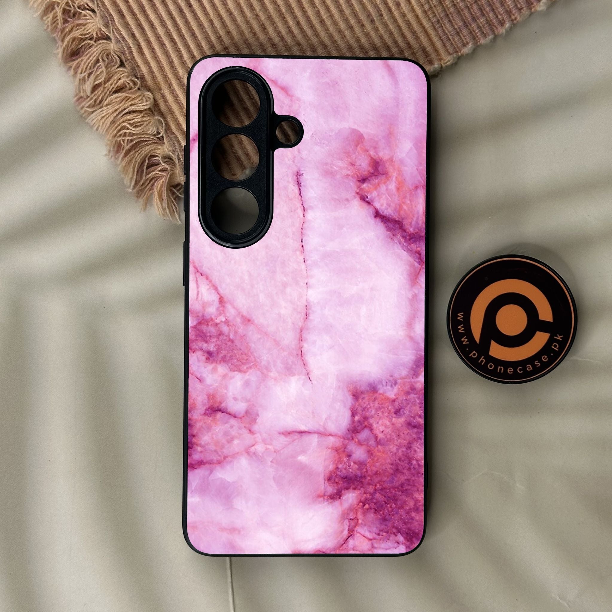 Galaxy S26 - Pink Design 5 - Premium Metal Printed Soft Bumper Shock Proof Case
