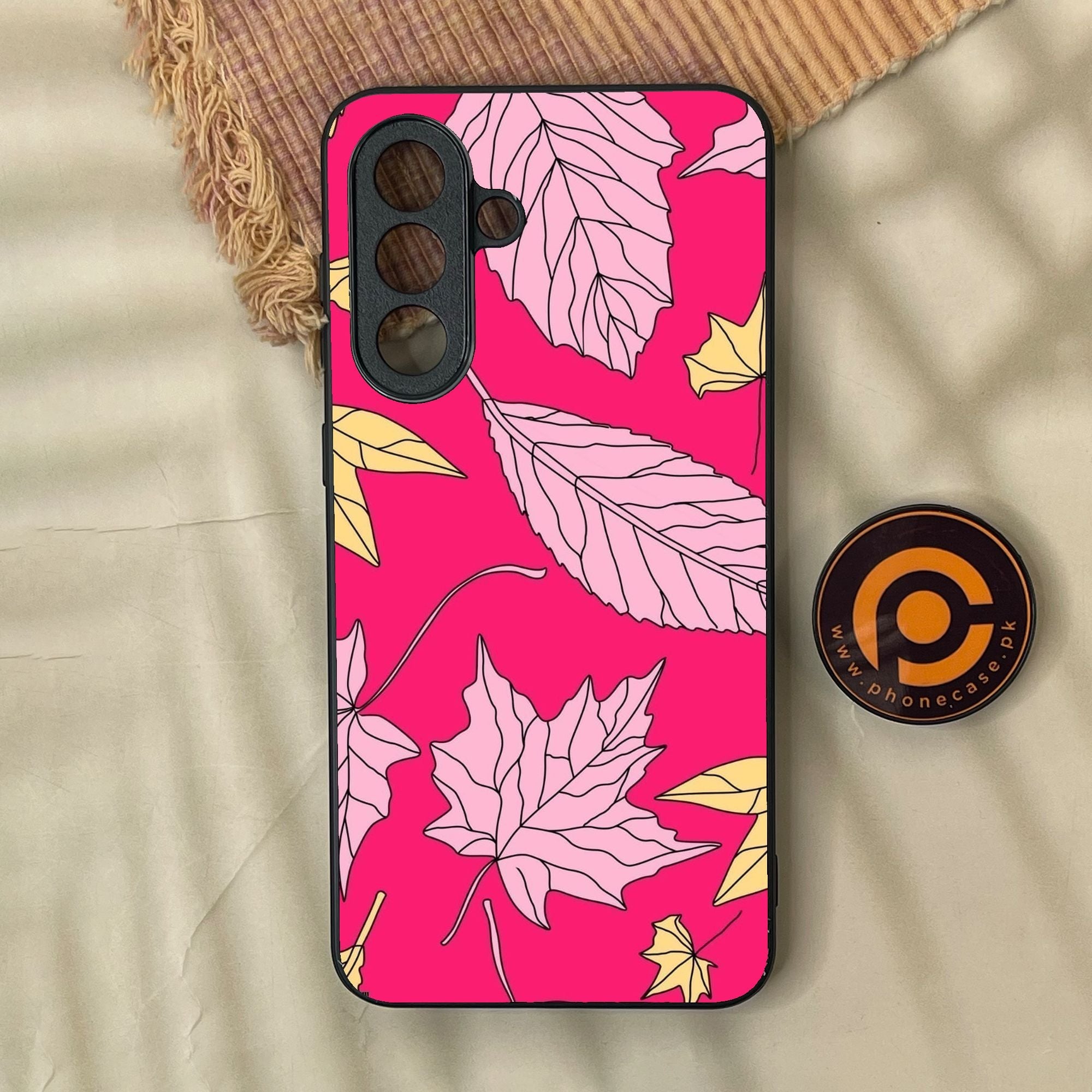 Samsung Galaxy A37 - Floral Series Design 6 - Premium Metal Printed Soft Bumper Shock Proof Case