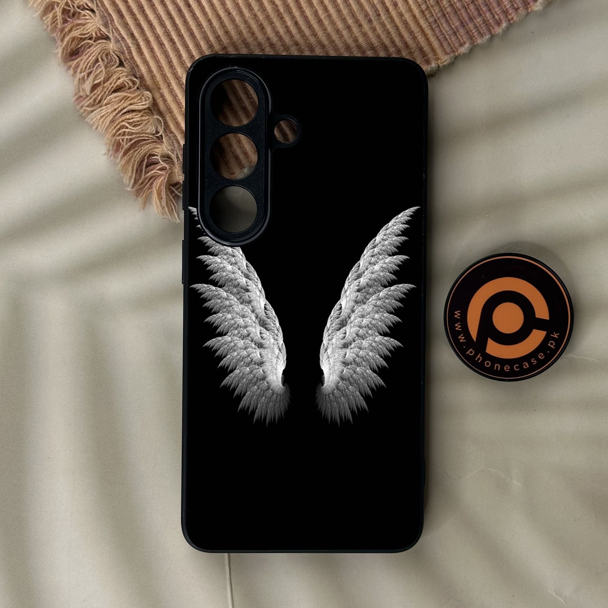 Galaxy S26 - Angel Wings Design 6 - Premium Metal Printed Soft Bumper Shock Proof Case