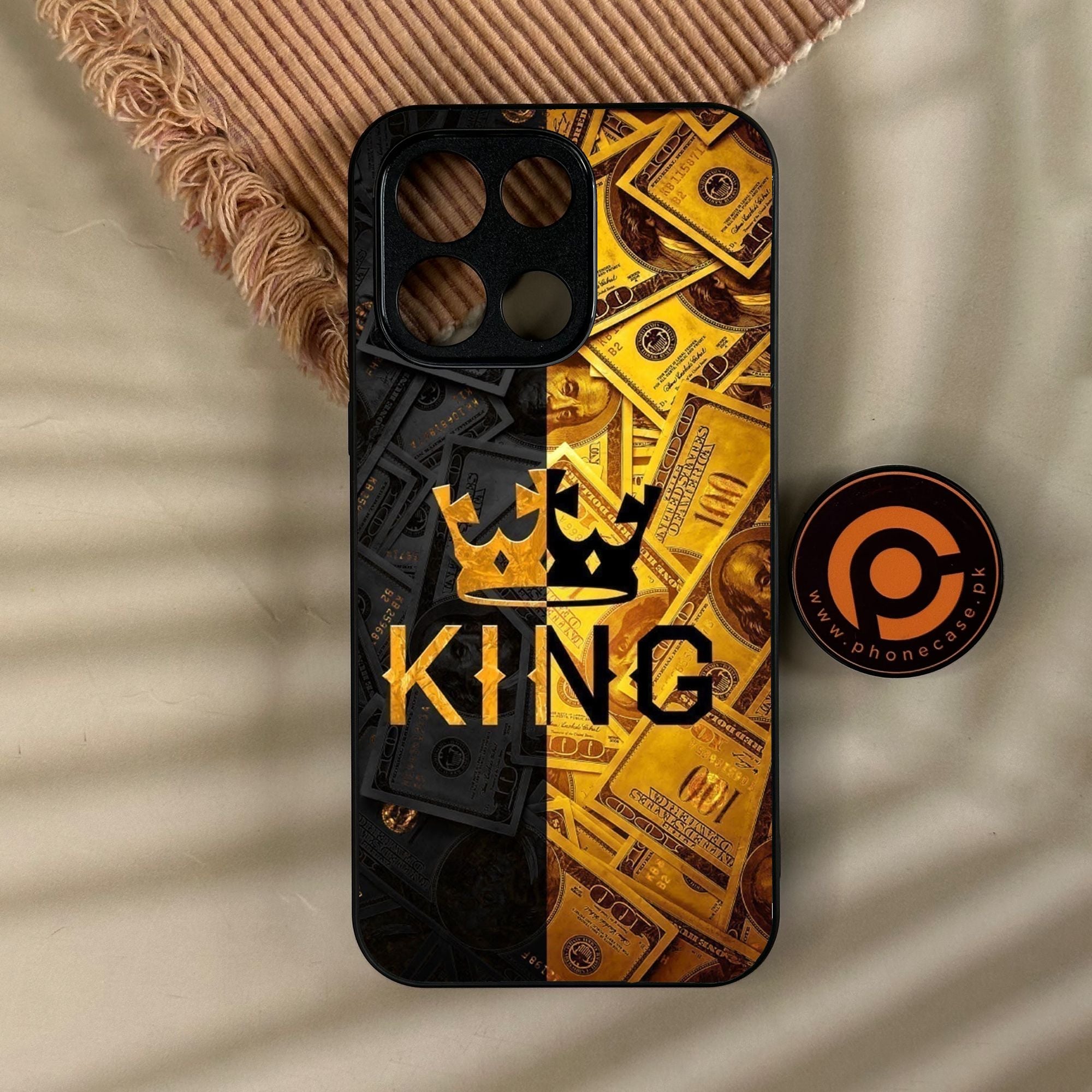 OnePlus Turbo 6 - King Design 9 - Premium Metal Printed Soft Bumper Shock Proof Case