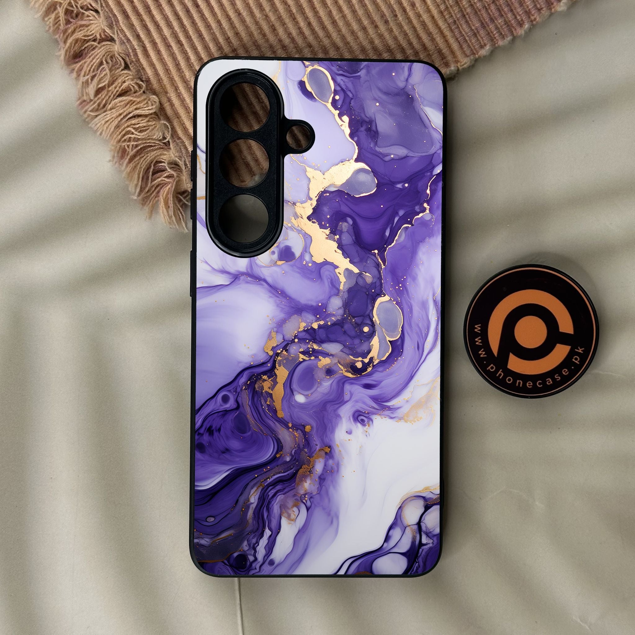 Galaxy S26 - Liquid 2.0 Design 2 - Premium Metal Printed Soft Bumper Shock Proof Case