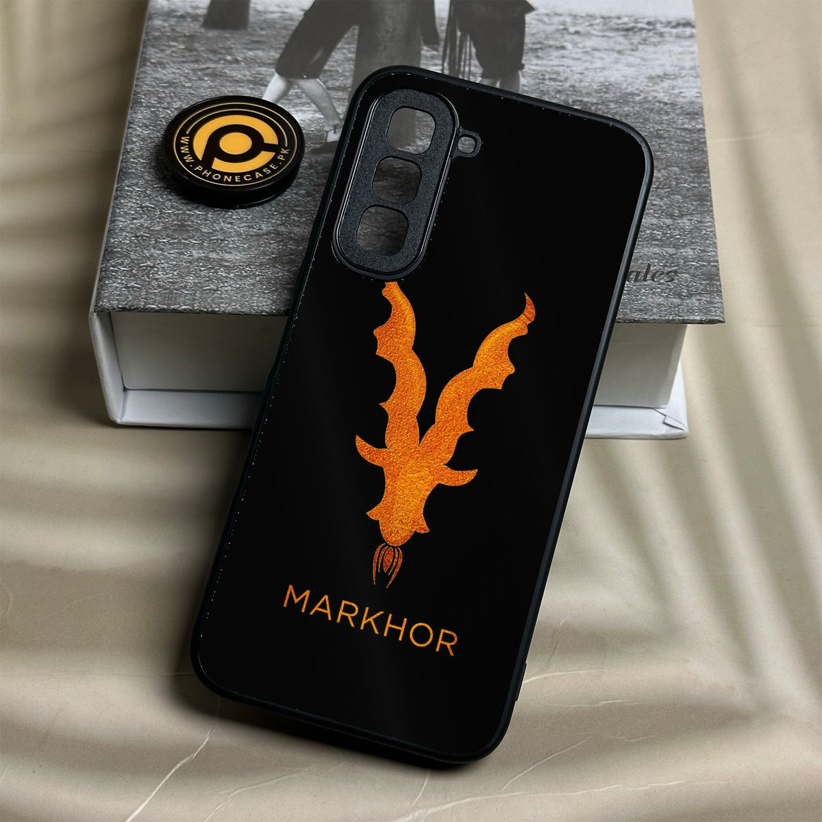 Infinix Hot 70 - Markhor Design 12 - Premium Metal Printed Soft Bumper Shock Proof Case