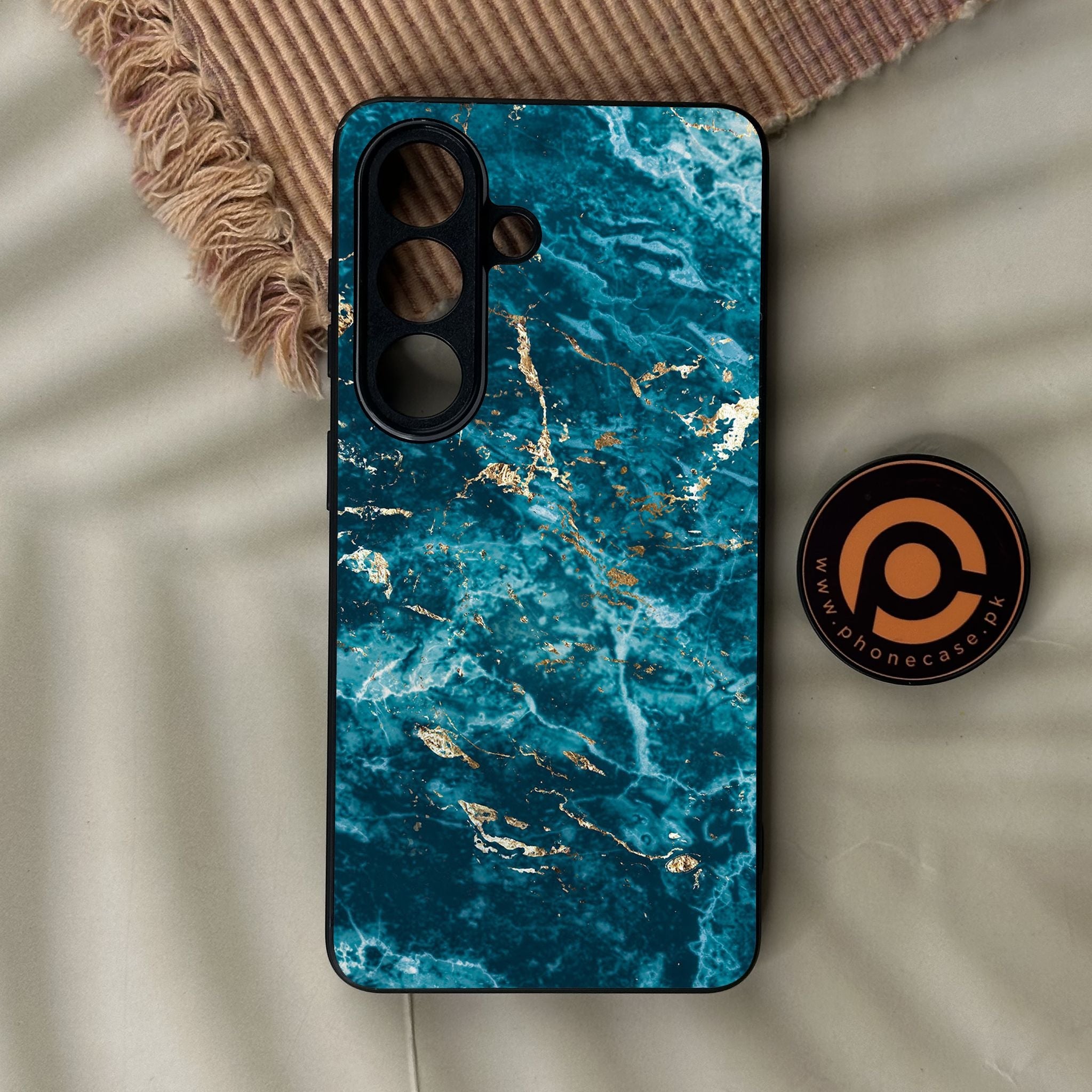 Galaxy S26 - Blue 2.0 Design 8 - Premium Metal Printed Soft Bumper Shock Proof Case