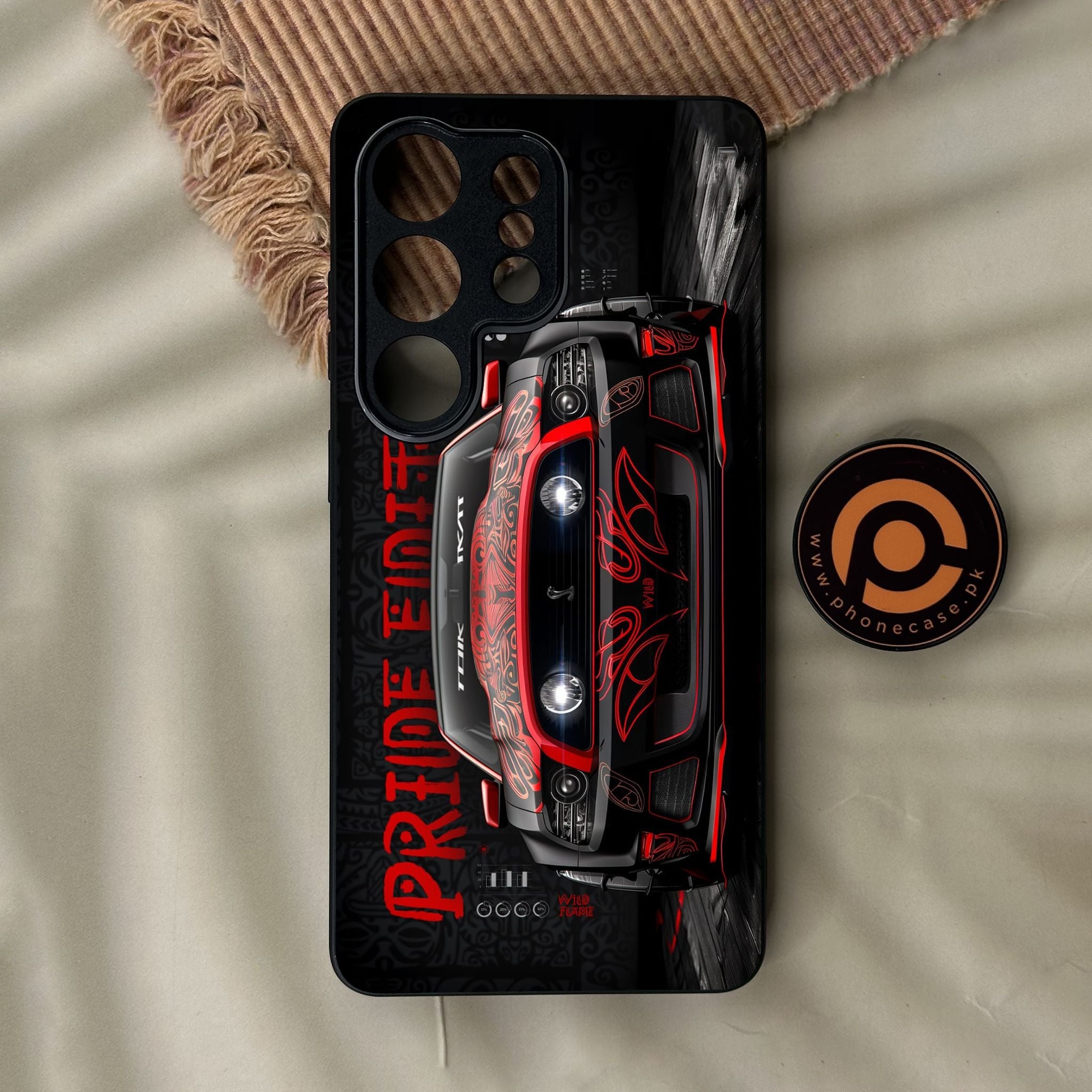 Galaxy S26 Ultra - Cobra X Racing Car - Premium Metal Printed Soft Bumper Shock Proof Case