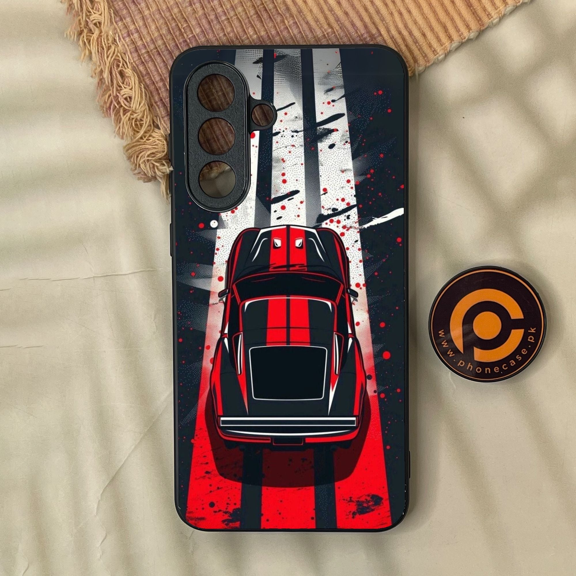 Samsung Galaxy A37 - Top-Down Track - Premium Metal Printed Soft Bumper Shock Proof Case