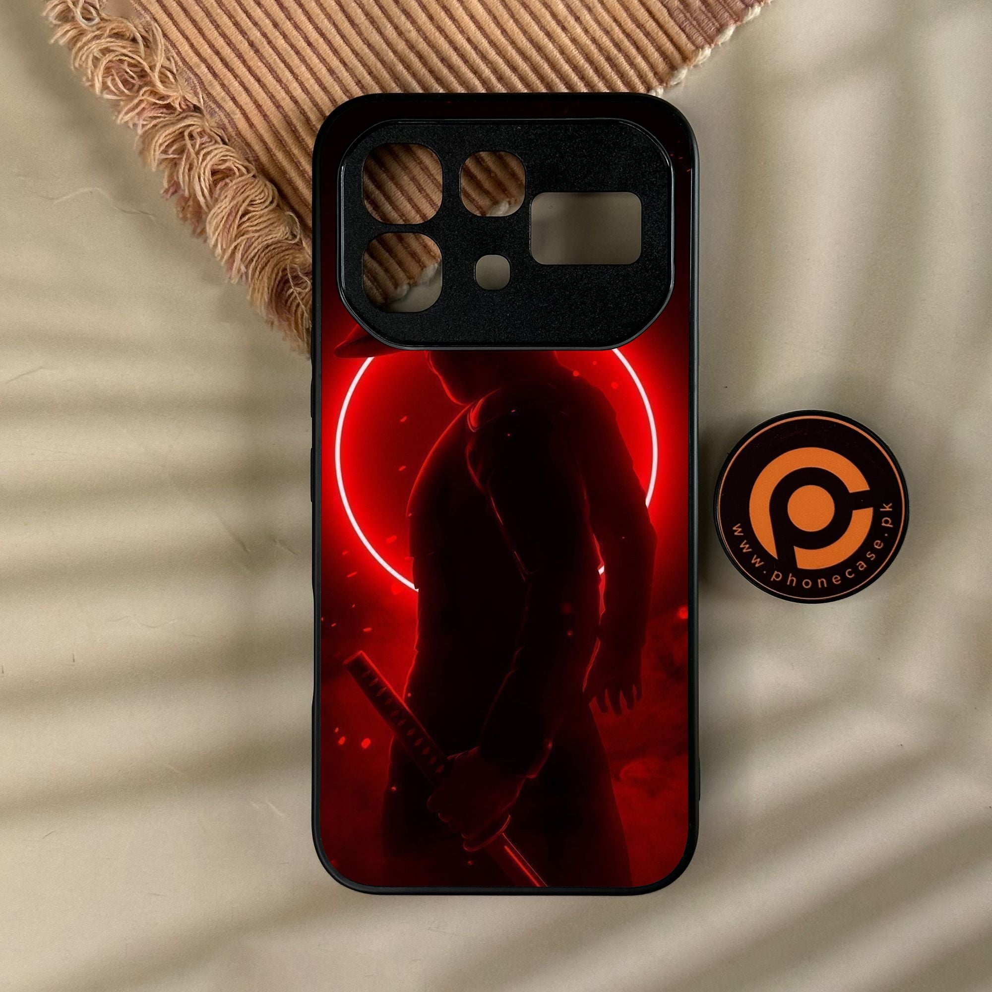 Infinix Note 60 - Ninja Design 4 - Premium Metal Printed Soft Bumper Shock Proof Case