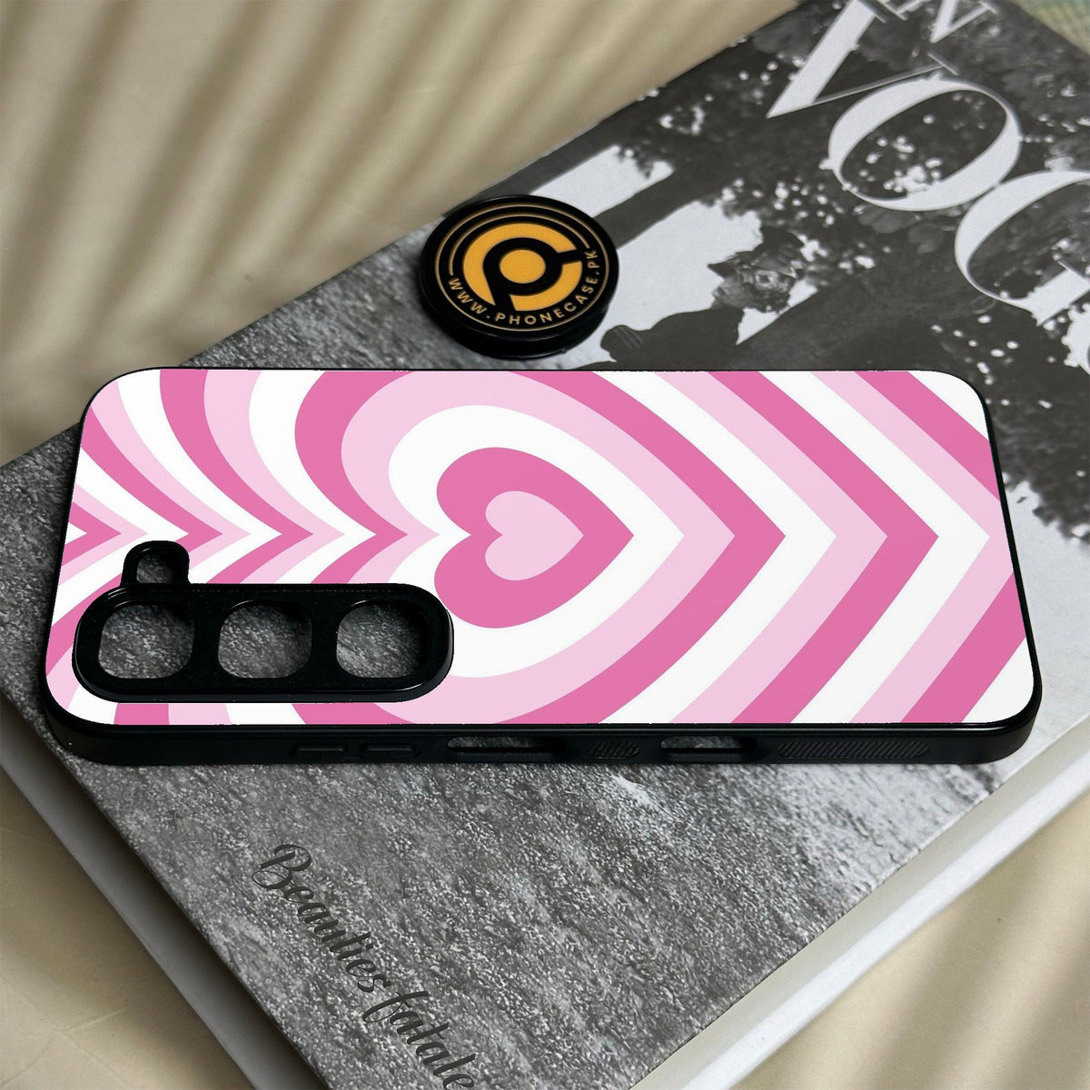 Infinix Hot 70 Pro - Heartbeat Design 3 - Premium Metal Printed Soft Bumper Shock Proof Case