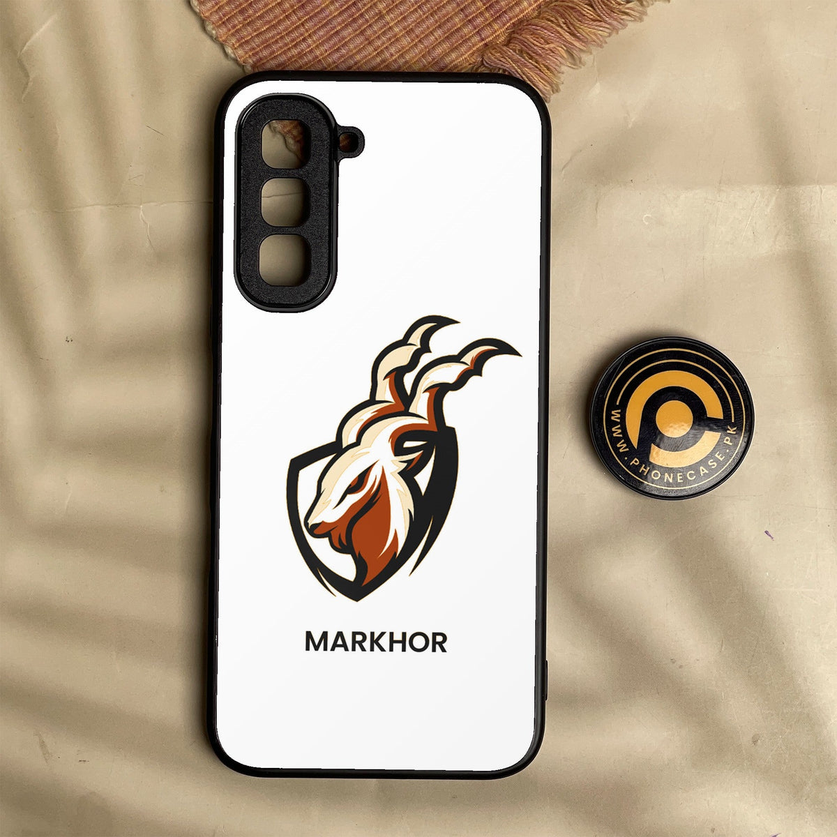 Infinix Hot 70 - Markhor Design 5 - Premium Metal Printed Soft Bumper Shock Proof Case