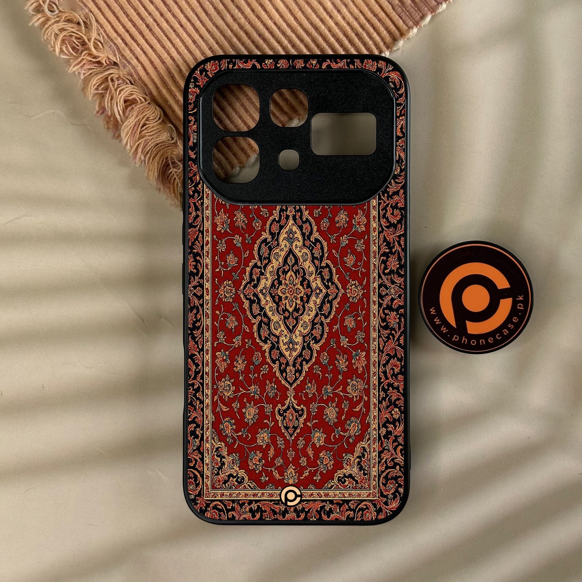 Infinix Note 60 - Persian Rug Design 1 - Premium Metal Printed Soft Bumper Shock Proof Case