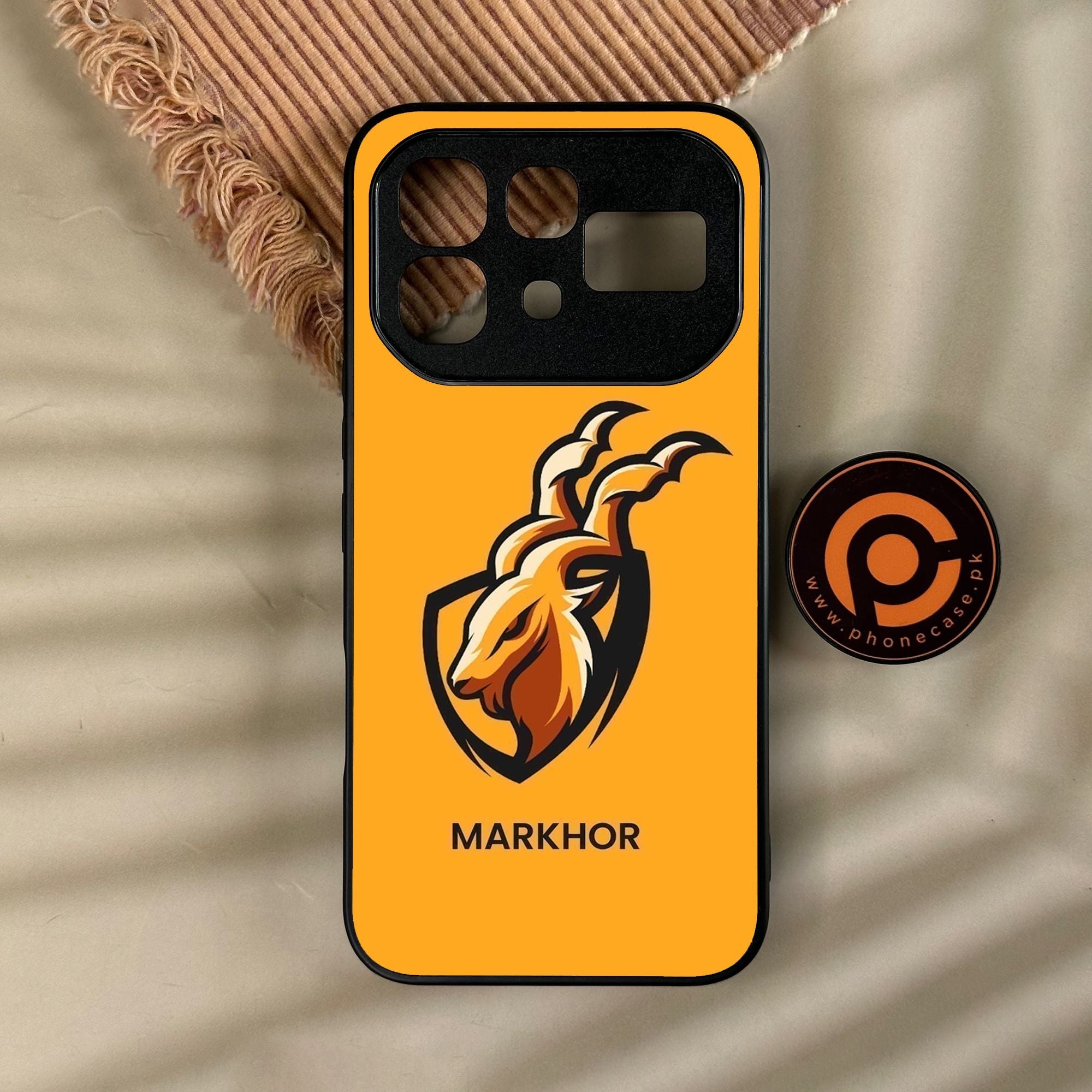 Infinix Note 60 - Markhor Design 7 - Premium Metal Printed Soft Bumper Shock Proof Case