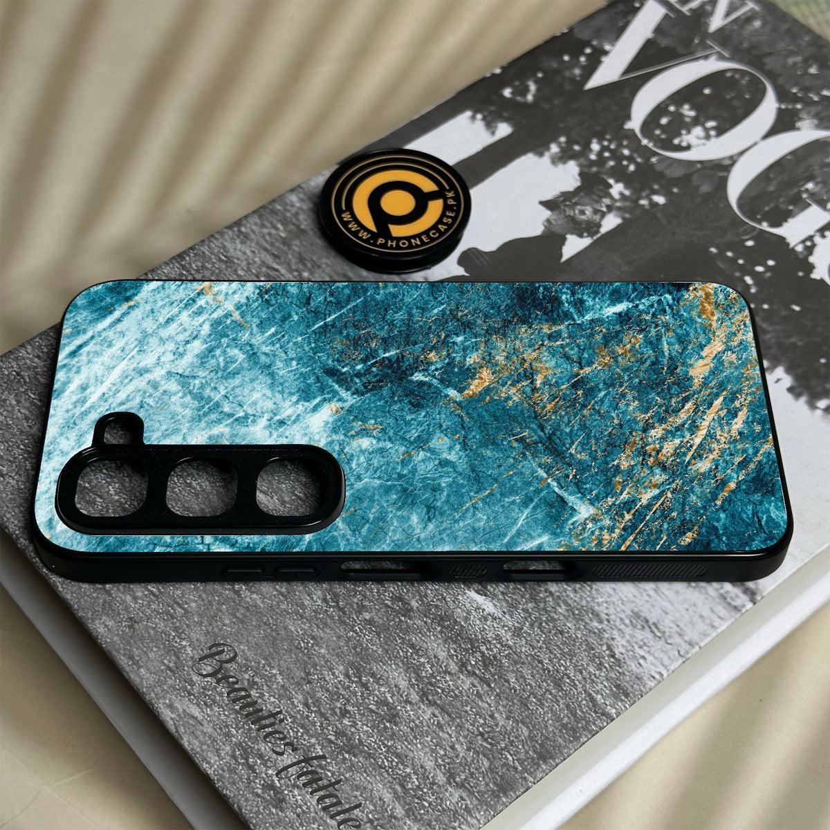 Infinix Hot 70 Pro - Blue 2.0 Design 10 - Premium Metal Printed Soft Bumper Shock Proof Case