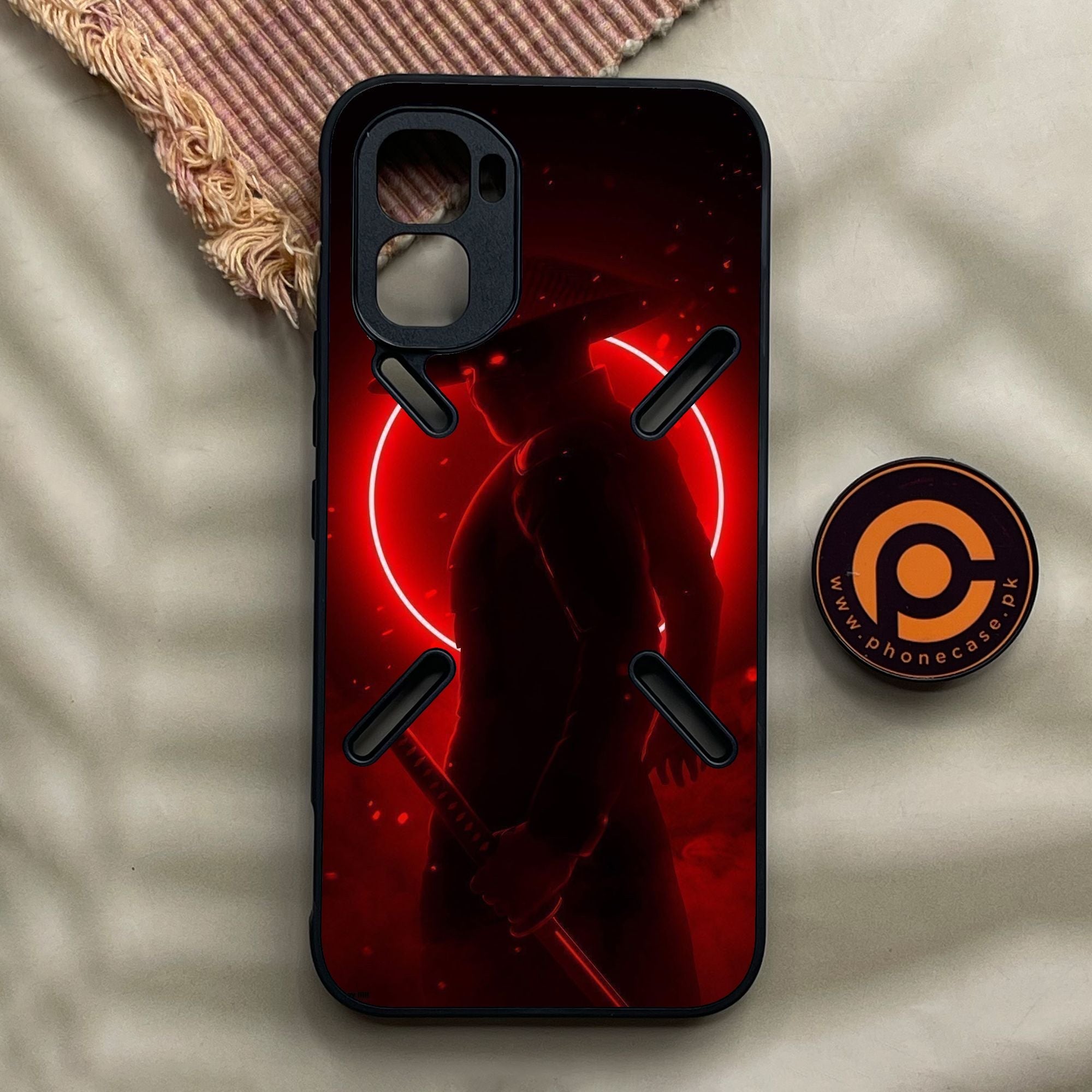 Infinix GT 50 Pro - Ninja Design 4 - Premium Metal Printed Soft Bumper Shock Proof Case
