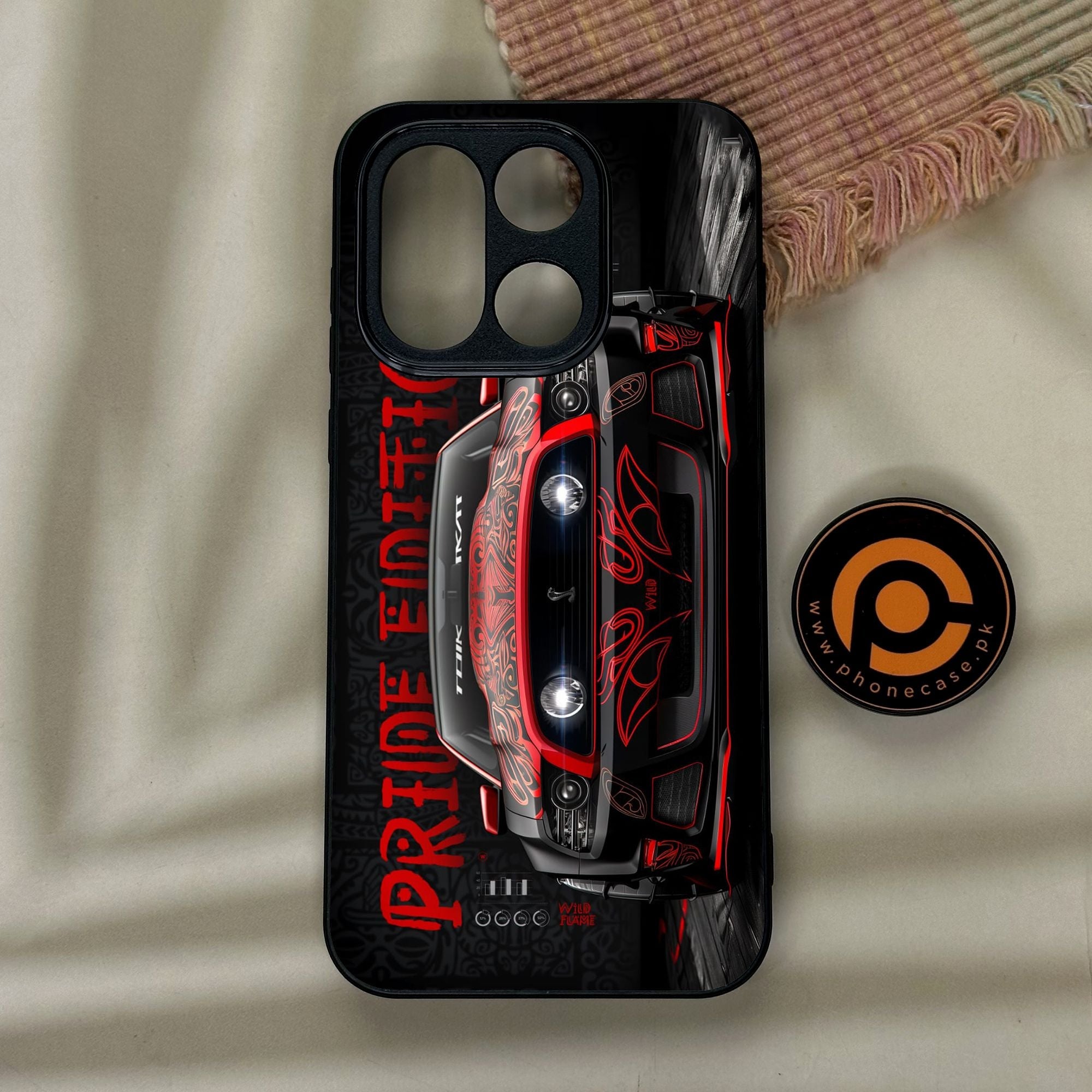 OnePlus 15 - Cobra X Racing Car - Premium Metal Printed Soft Bumper Shock Proof Case