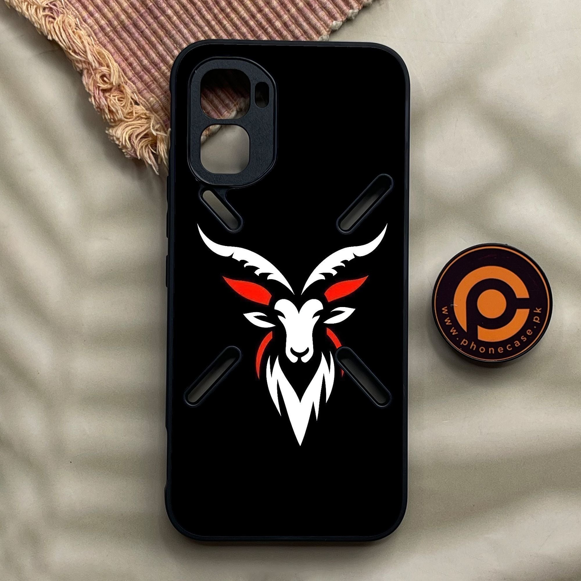 Infinix GT 50 Pro - Minimalistic Design 4 - Premium Metal Printed Soft Bumper Shock Proof Case