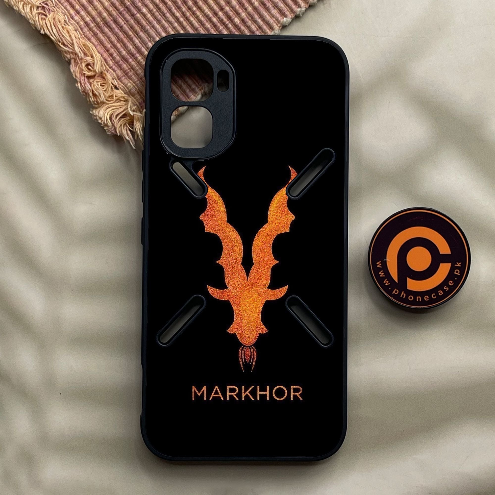 Infinix GT 50 Pro - Markhor Design 12 - Premium Metal Printed Soft Bumper Shock Proof Case