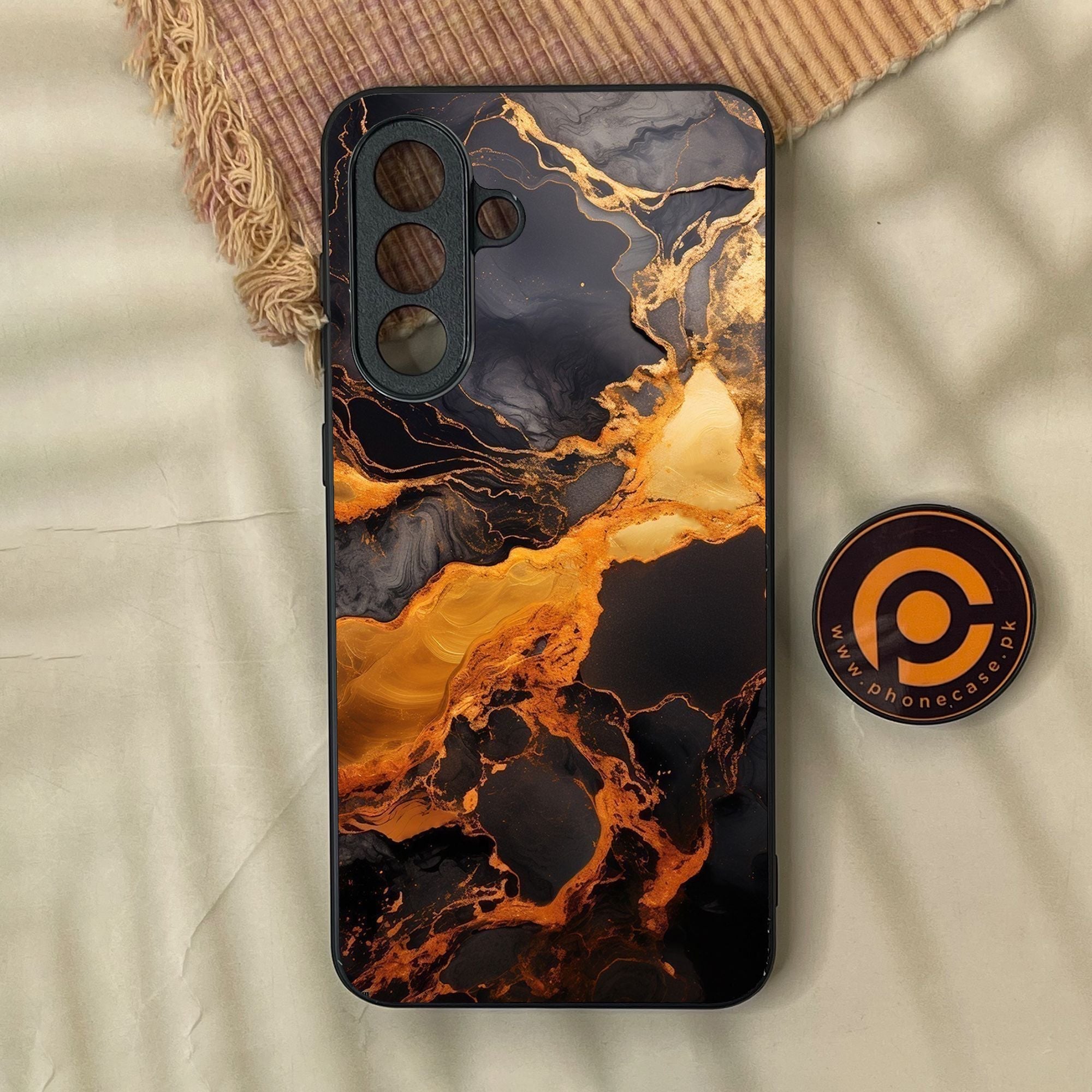 Samsung Galaxy A57 - Liquid 2.0 Design 4 - Premium Metal Printed Soft Bumper Shock Proof Case
