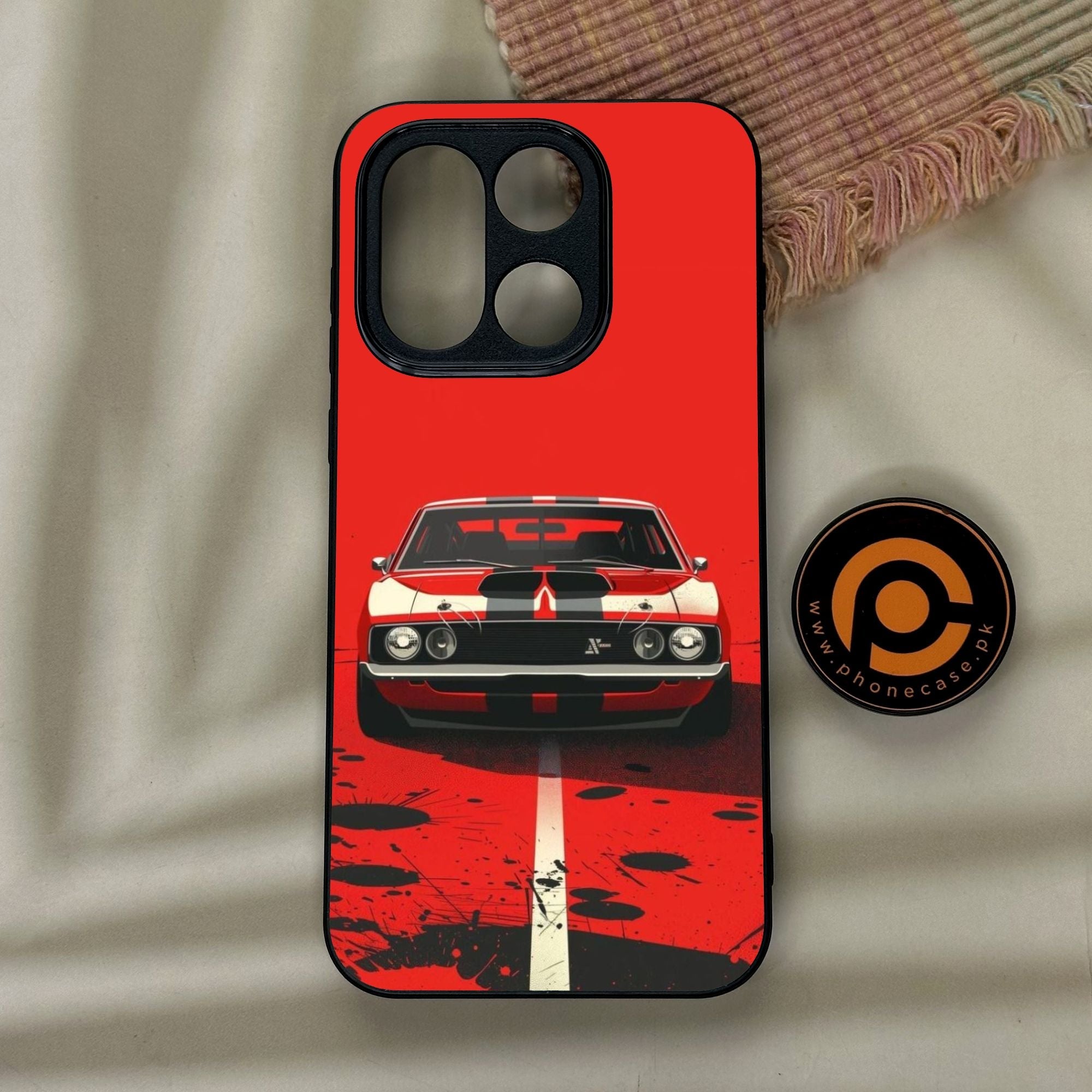 OnePlus 15 - Classic Racer Vibes - Premium Metal Printed Soft Bumper Shock Proof Case
