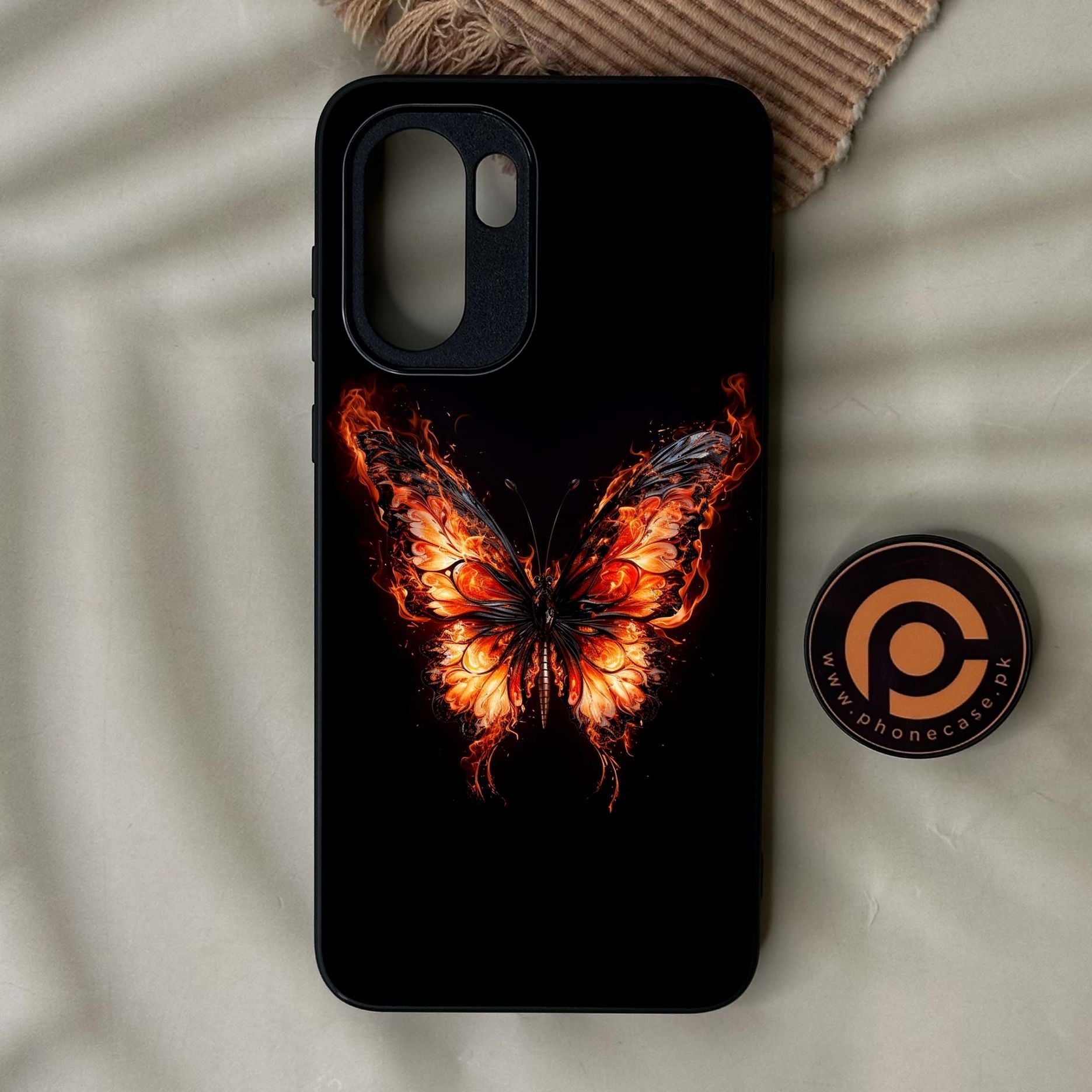 OnePlus Ace 6 - Butterflies Design 5 - Premium Metal Printed Soft Bumper Shock Proof Case