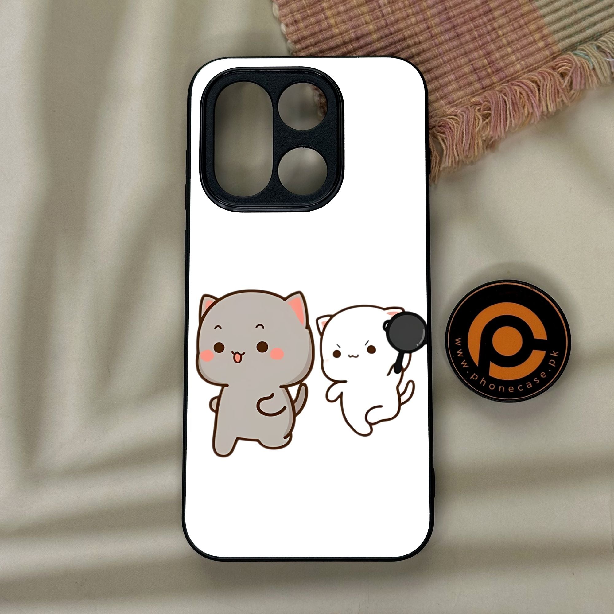 OnePlus 15 - Cute Bubu Dudu Design 8 - Premium Metal Printed Soft Bumper Shock Proof Case